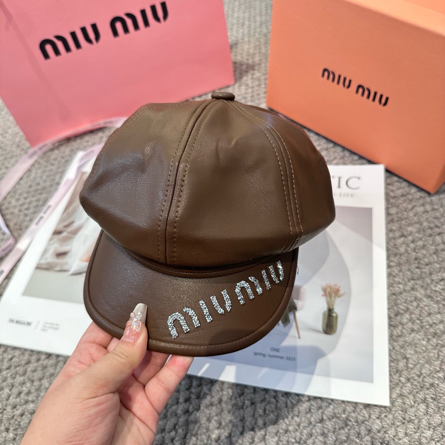  miumiu缪缪 新款贝雷帽女秋冬百搭辣妹个性显脸小 不挑人的帽型 