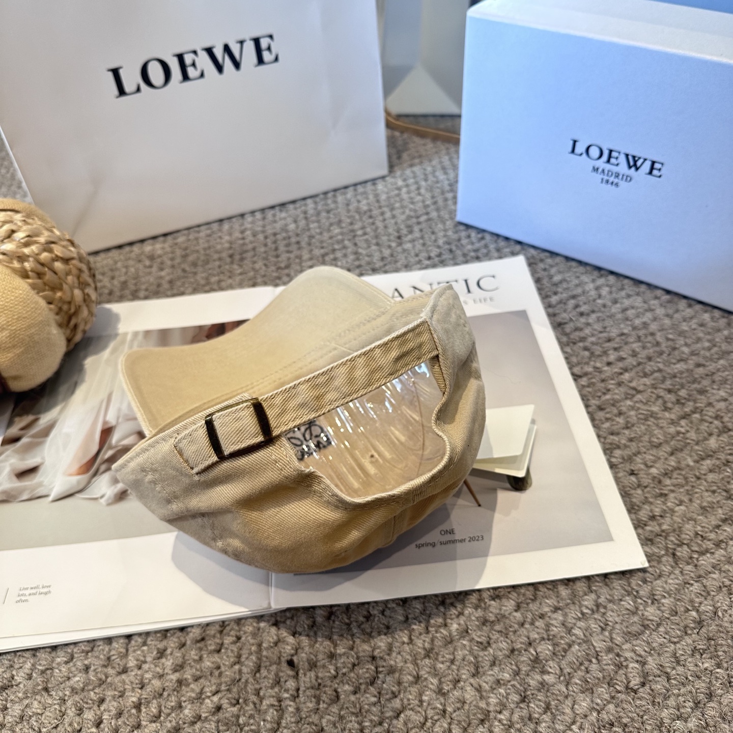  LOEWE【罗意威】新款刺绣棒球帽，专柜同步出货，大牌款超好搭配，赶紧入手