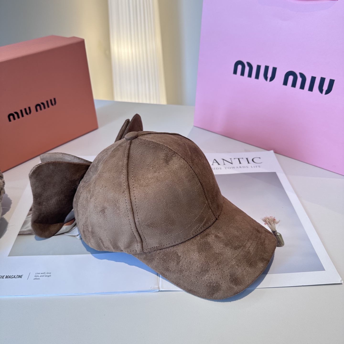  miumiu缪缪 新款绒面 蝴蝶结鸭舌帽，高端定制，百搭时尚精致💍3色