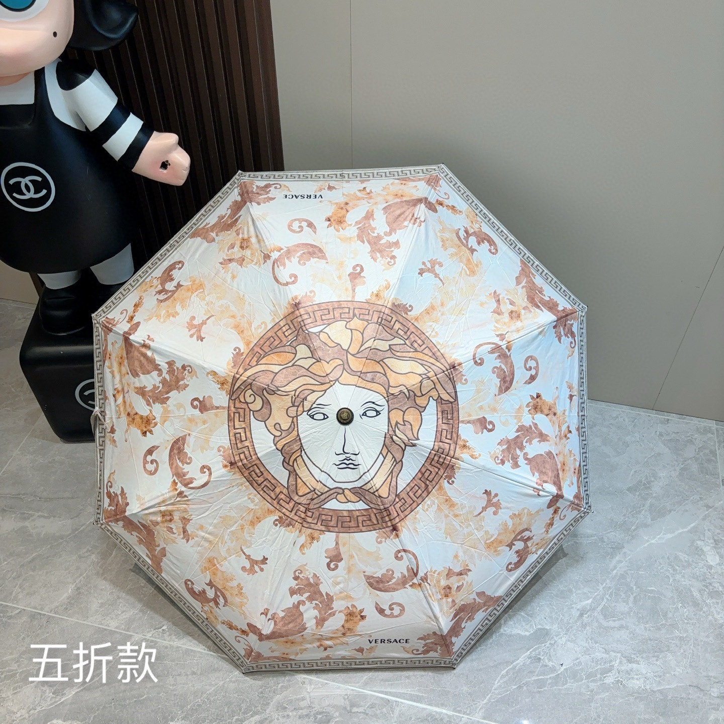  范思哲（VERSACE）新款 五折自动折叠晴雨伞 年度最新火爆单品  原单代工级品质 第一代210T碰