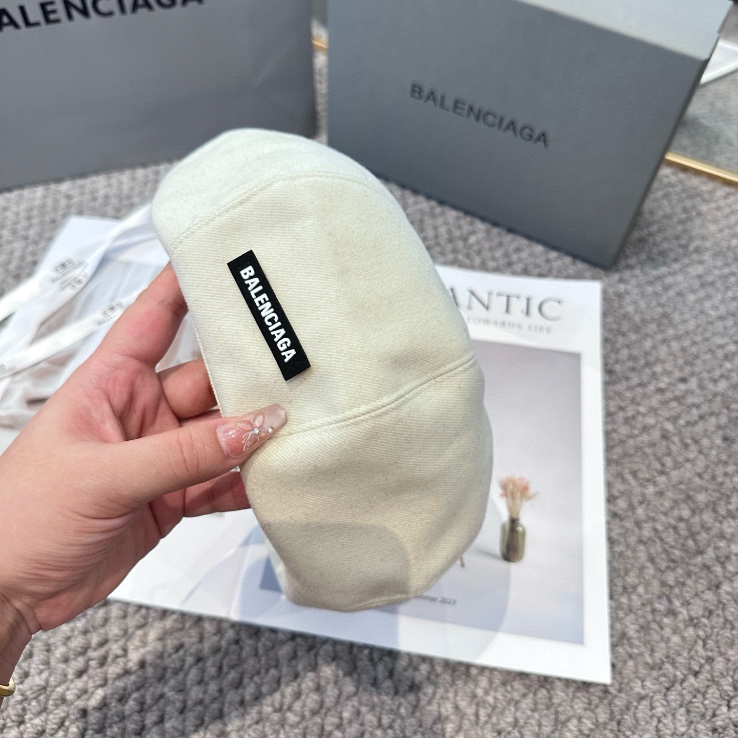  巴黎世家 贝雷帽子女春秋网红日系复古百搭画家帽品脸小凹造型八角帽