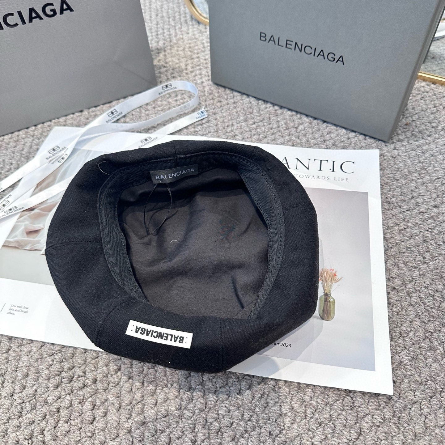  巴黎世家 贝雷帽子女春秋网红日系复古百搭画家帽品脸小凹造型八角帽