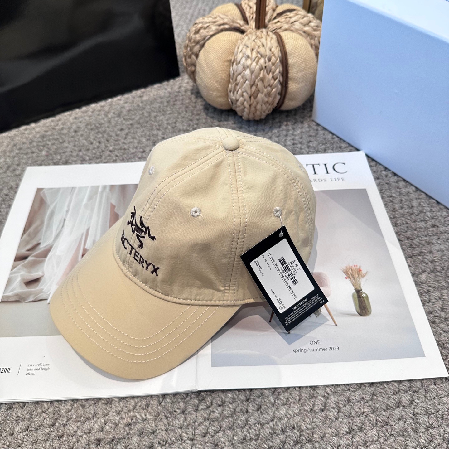   ARCTERYX SMALL BIRD HAT 始祖鸟刺绣标弯檐棒球帽轻量帽子防晒帽遮阳帽情侣款SM