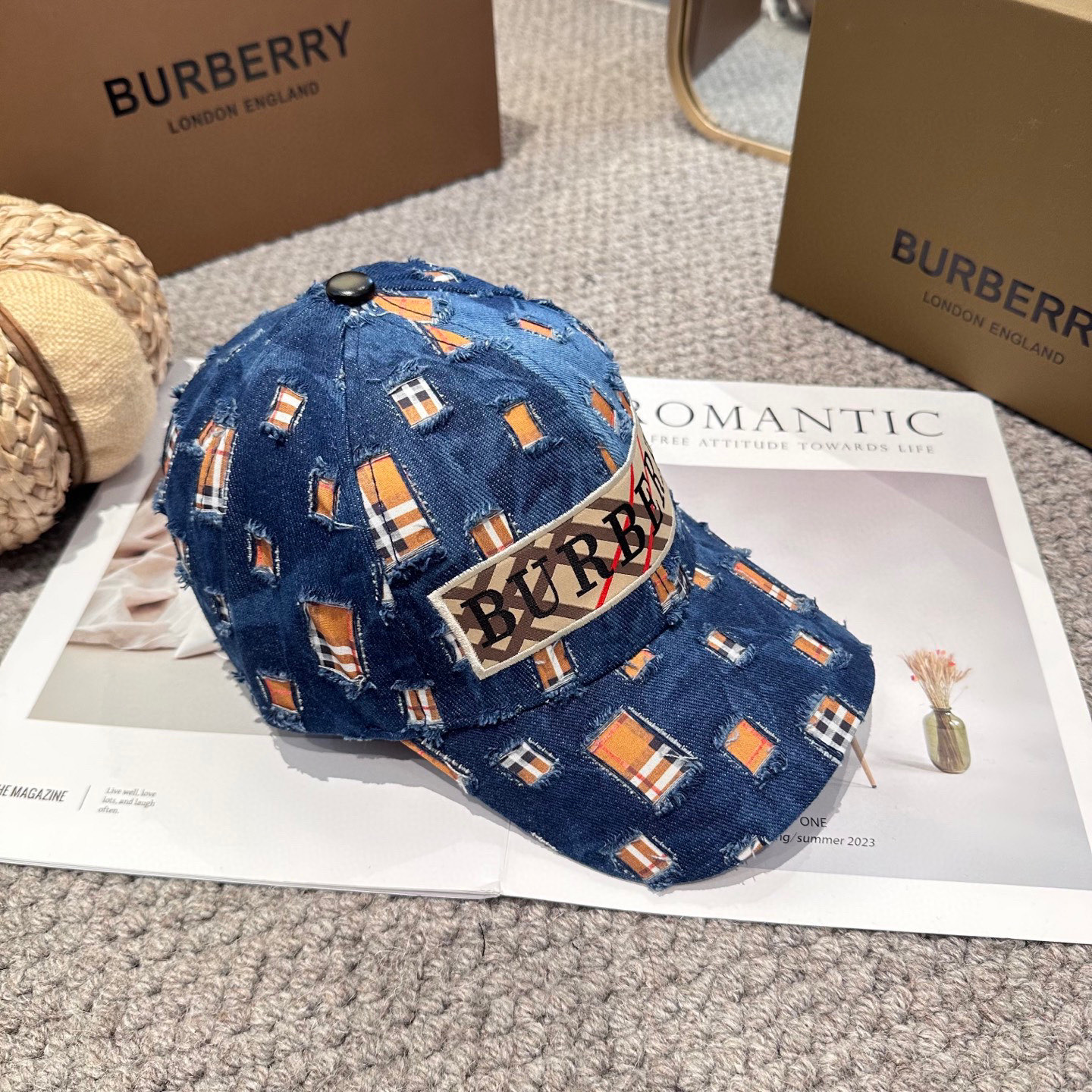  巴宝莉BURBERRY官网同步上线 韩版新款英伦风定制款11原单品质 男女通用棒球帽 美邦工艺 高版品