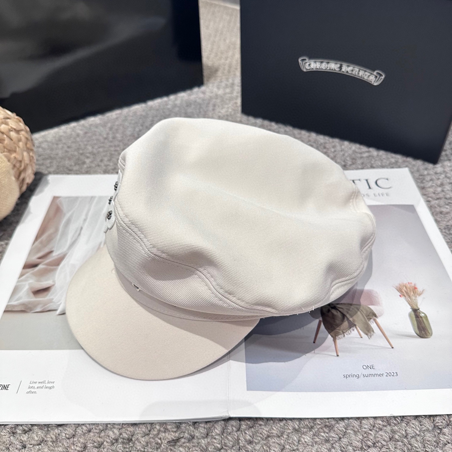  Chrome Hearts 克罗心💓新款秋冬时尚设计百搭军帽，谁带谁好看👄