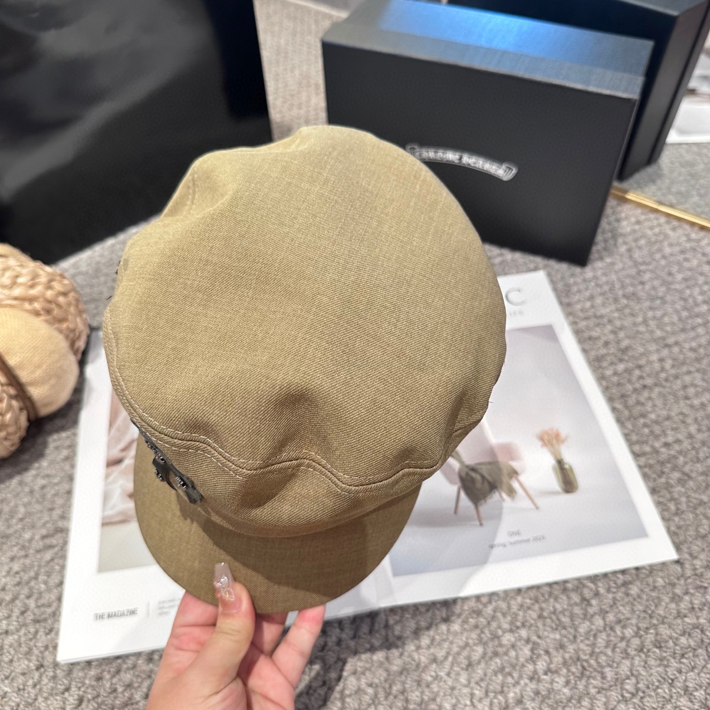  Chrome Hearts 克罗心💓新款秋冬时尚设计百搭军帽，谁带谁好看👄