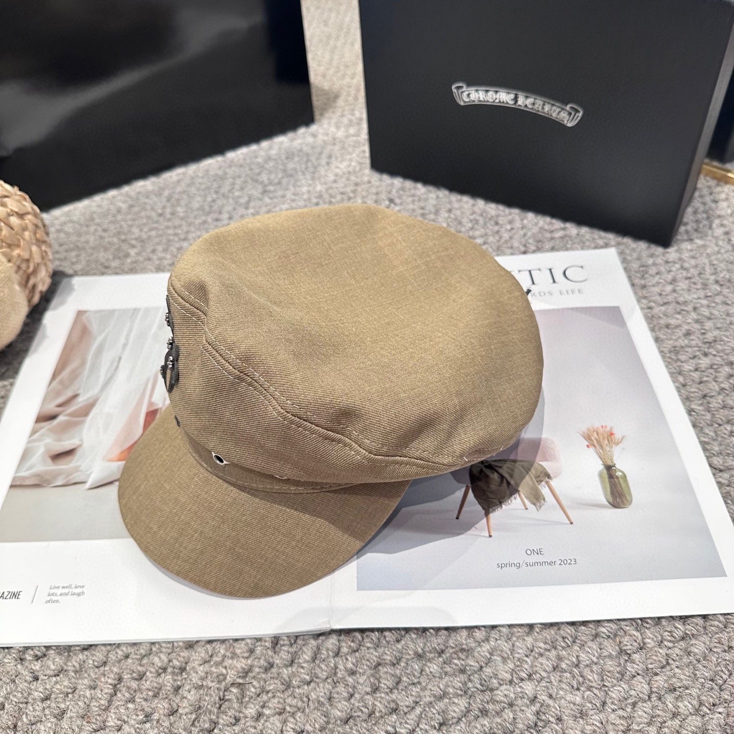  Chrome Hearts 克罗心💓新款秋冬时尚设计百搭军帽，谁带谁好看👄