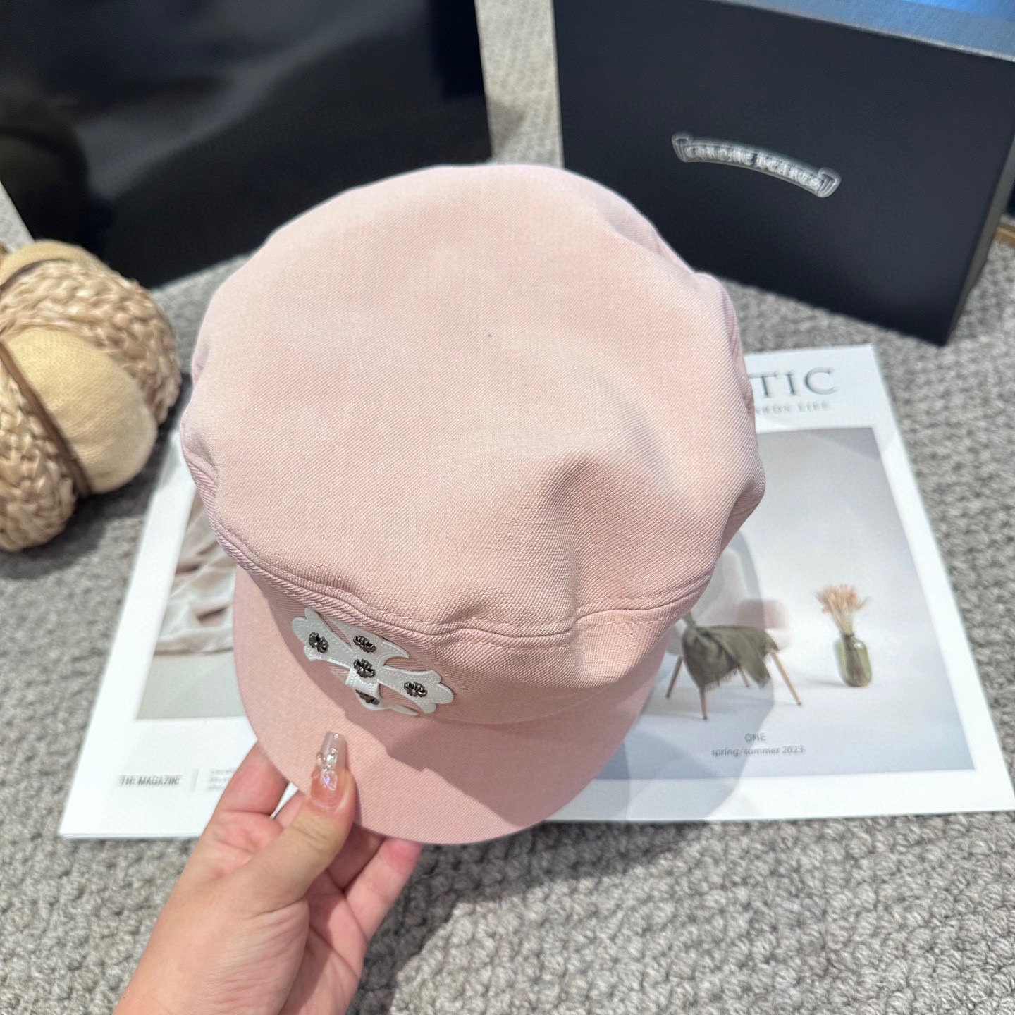  Chrome Hearts 克罗心💓新款秋冬时尚设计百搭军帽，谁带谁好看👄