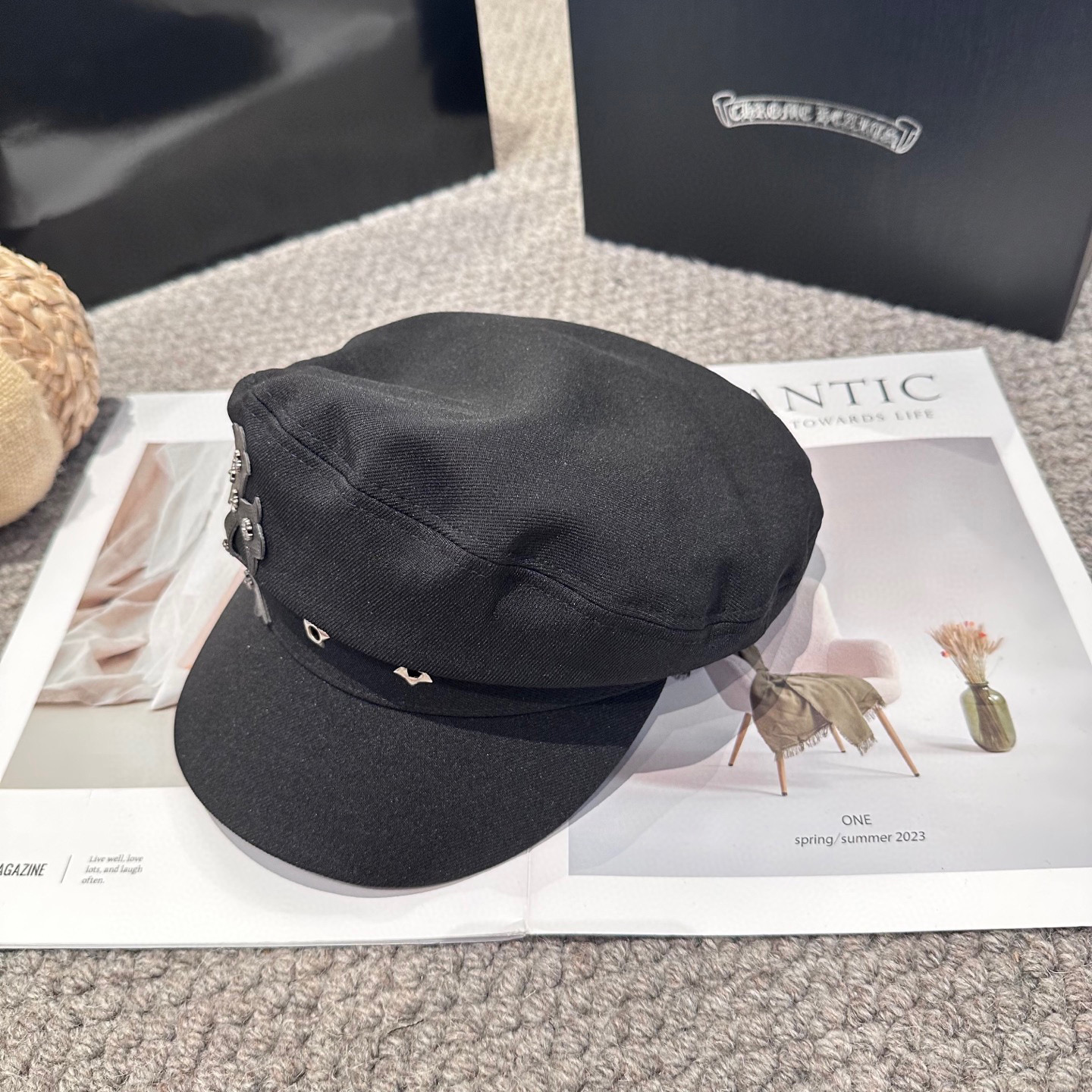  Chrome Hearts 克罗心💓新款秋冬时尚设计百搭军帽，谁带谁好看👄