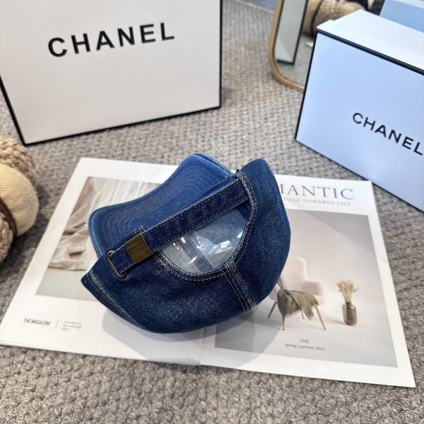 CHANEL香奈儿 新款简约logo棒球帽，新款出货，大牌款超好搭配，赶紧入手！