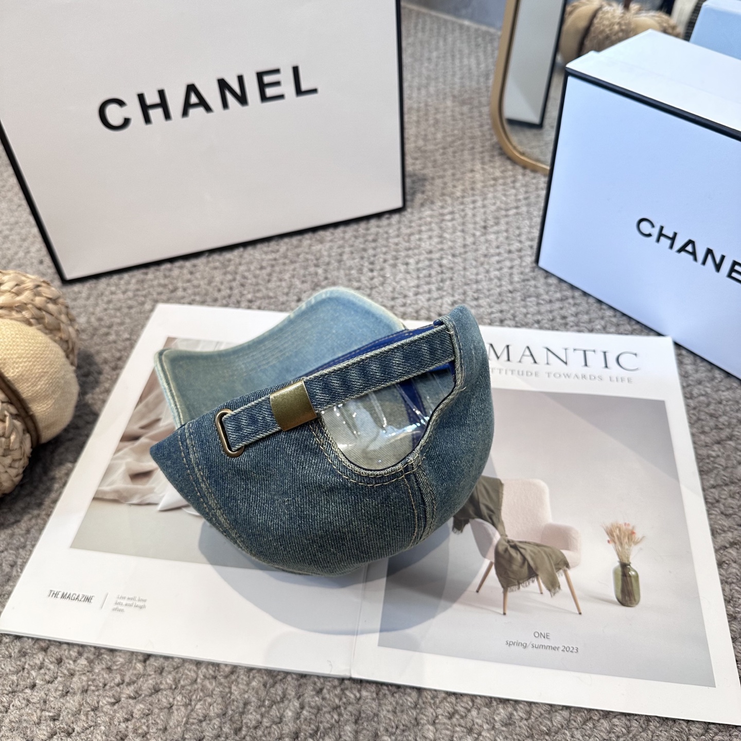 CHANEL香奈儿 新款简约logo棒球帽，新款出货，大牌款超好搭配，赶紧入手！