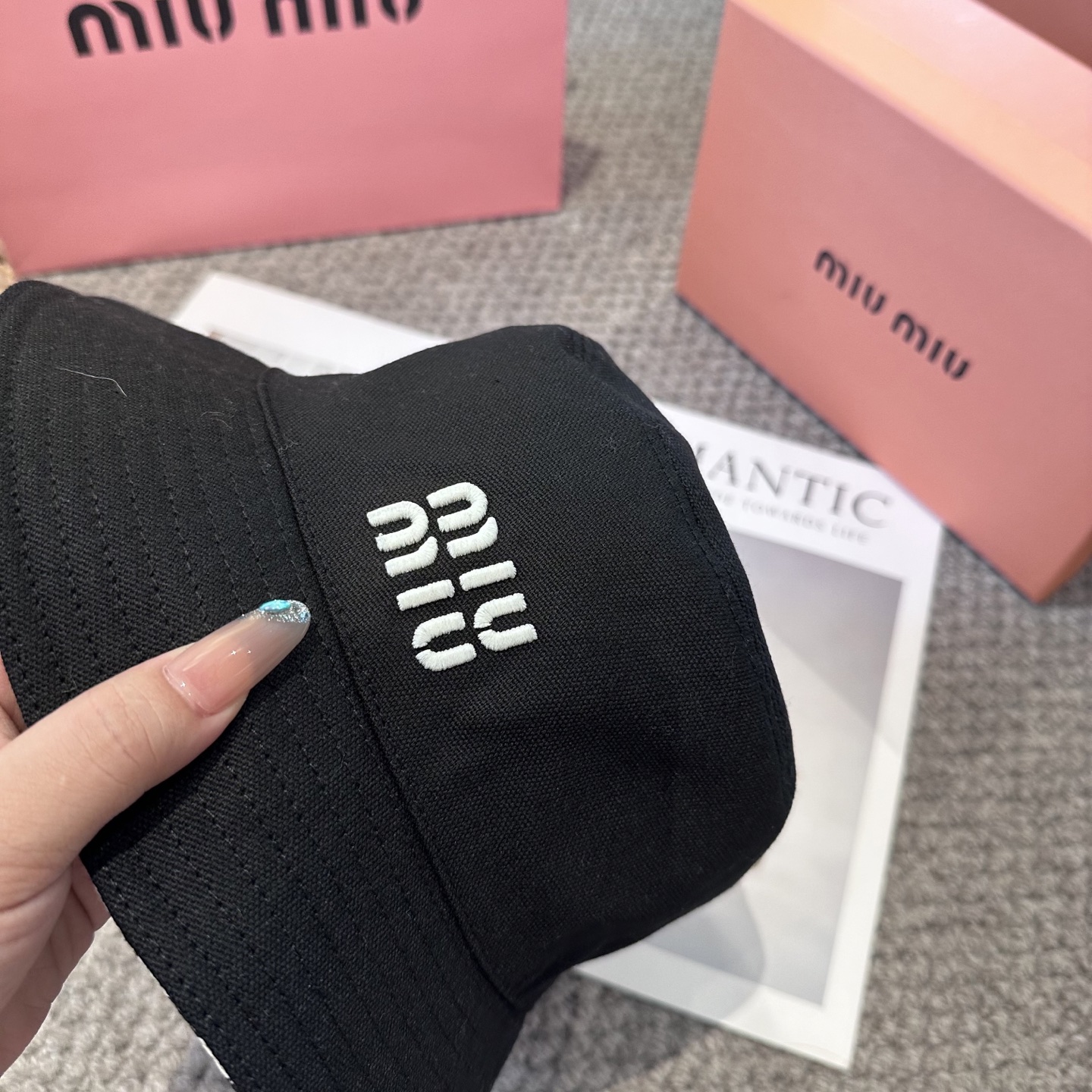  miumiu双面渔夫帽 一比一开模定制，头围57cm男女通用