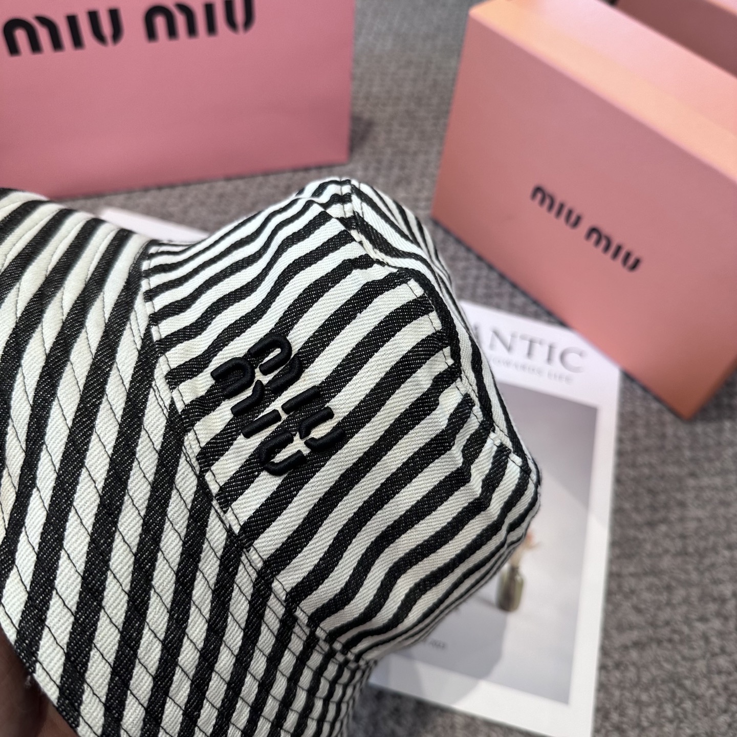  miumiu双面渔夫帽 一比一开模定制，头围57cm男女通用