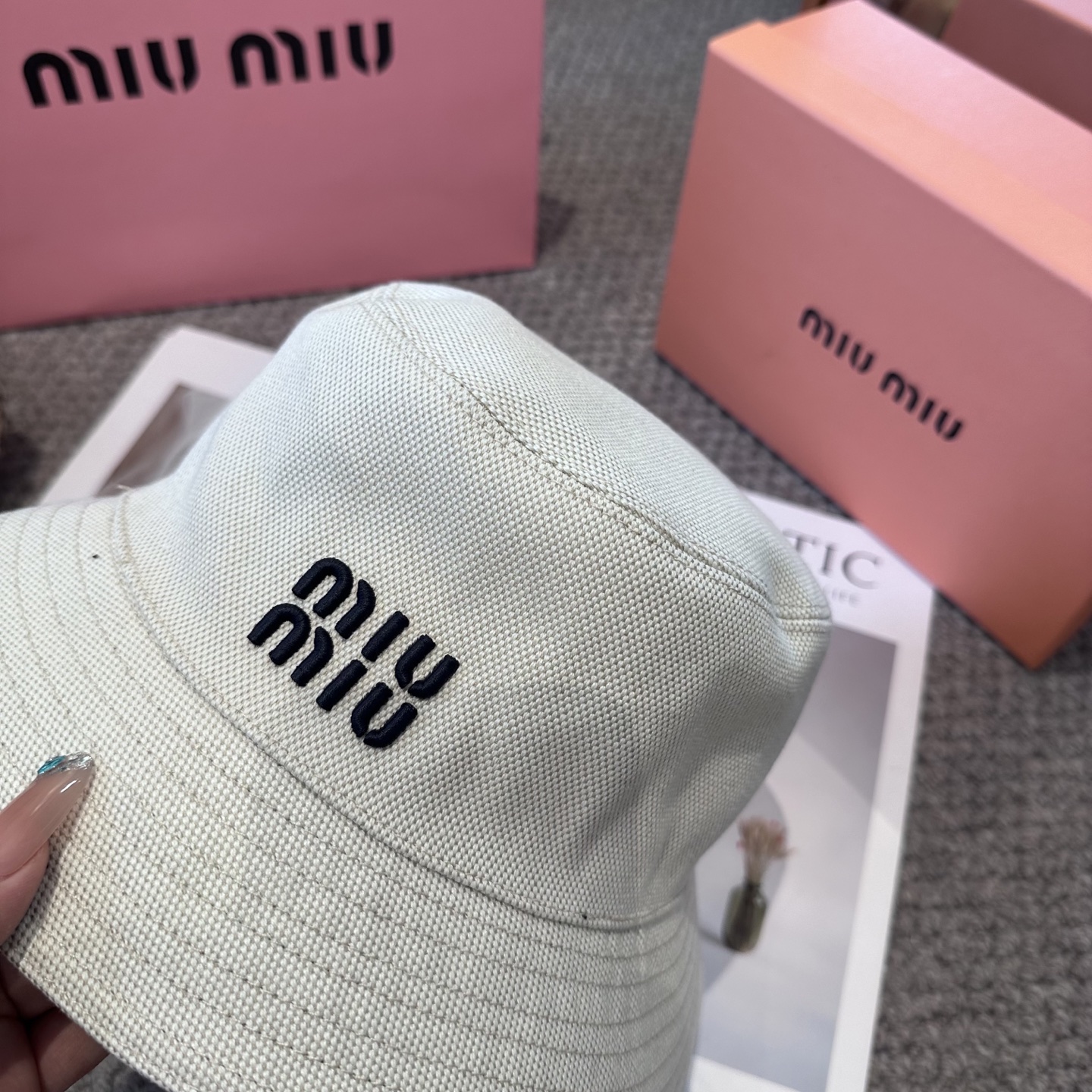  miumiu双面渔夫帽 一比一开模定制，头围57cm男女通用