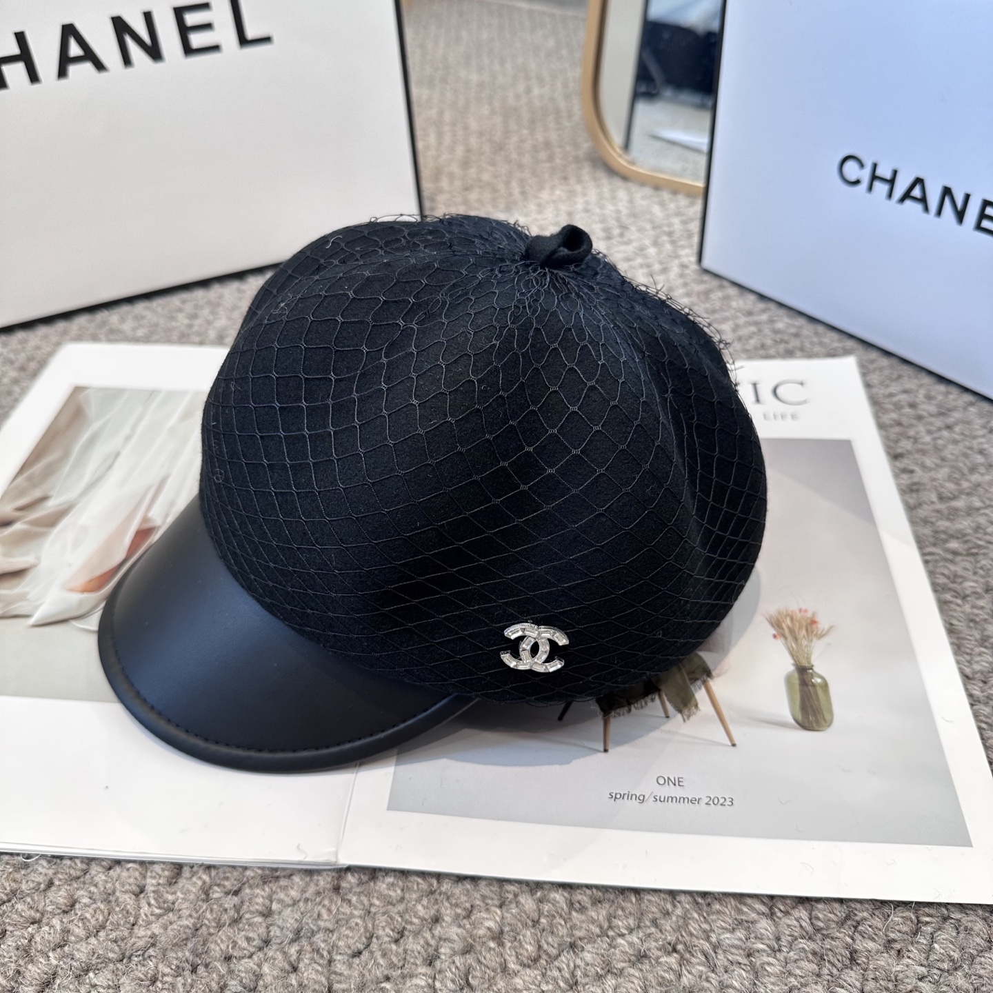  CHANEL 香奈儿 高定新款秋冬款八角帽出货，大牌款超好搭配，赶紧入手！
