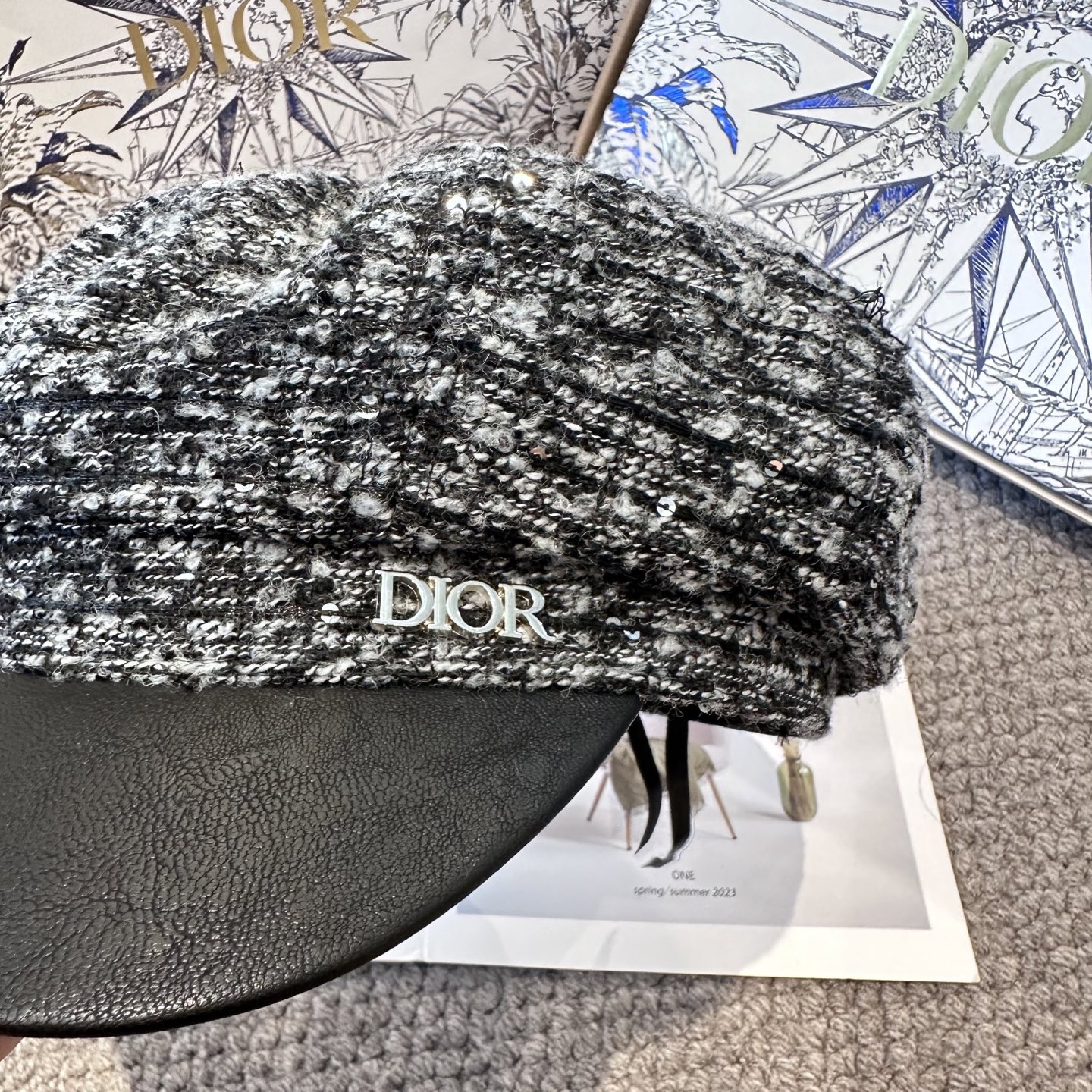  DIOR迪奥 新款八角帽。大牌高级十感足！简约尚时风，男女同款！高质品，尊享品质感！