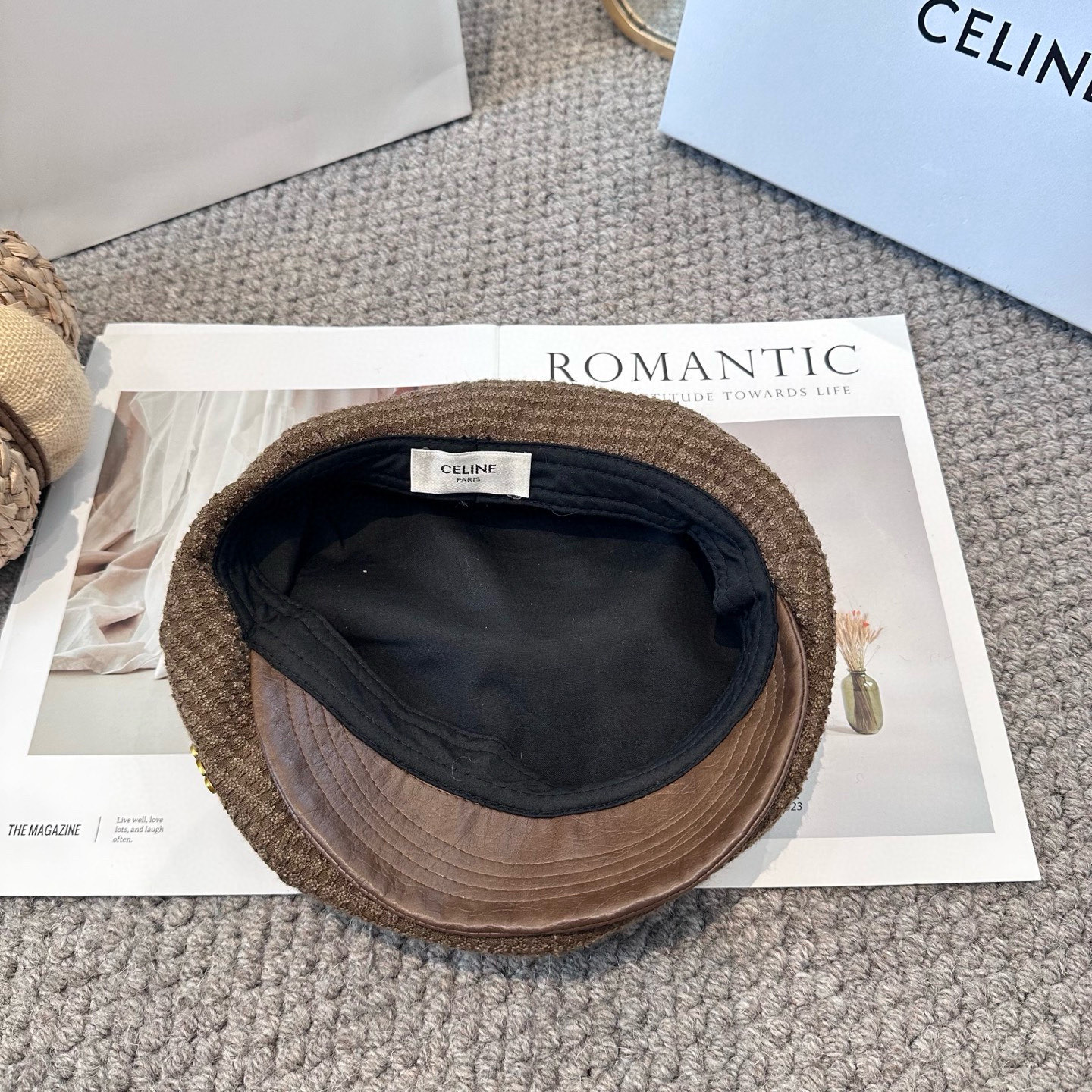  【CELINE赛琳】新款秋冬款八角帽出货，大牌款超好搭配，赶紧入手！
