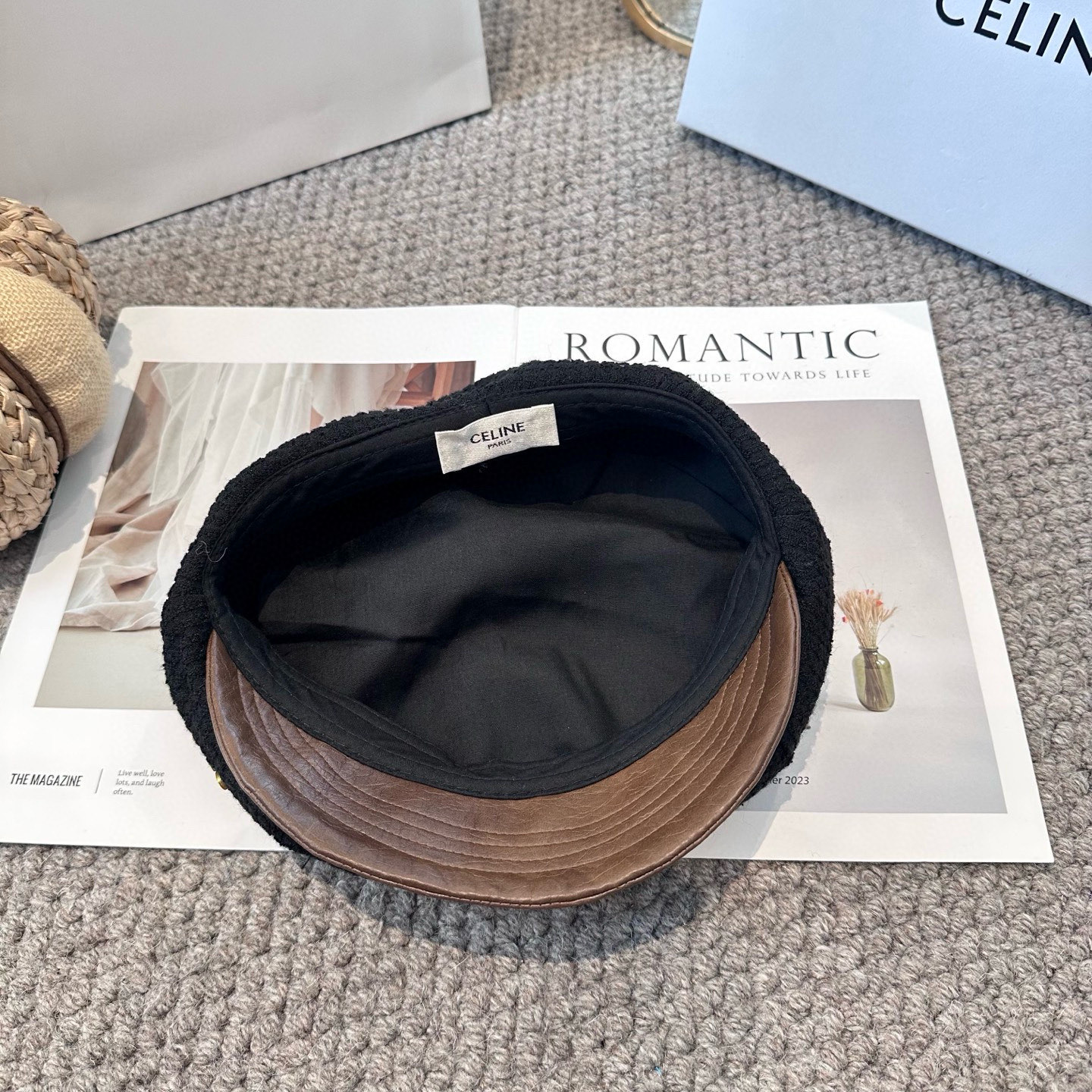  【CELINE赛琳】新款秋冬款八角帽出货，大牌款超好搭配，赶紧入手！