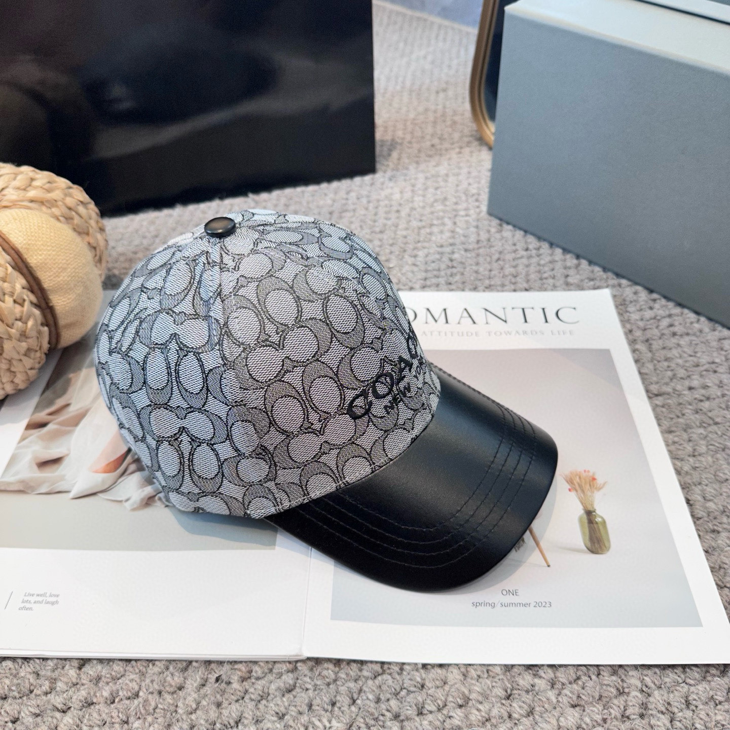  Coach蔻驰新款棒球帽
这款棒球帽真的百搭不过时，性价比也很高，美到逆袭～