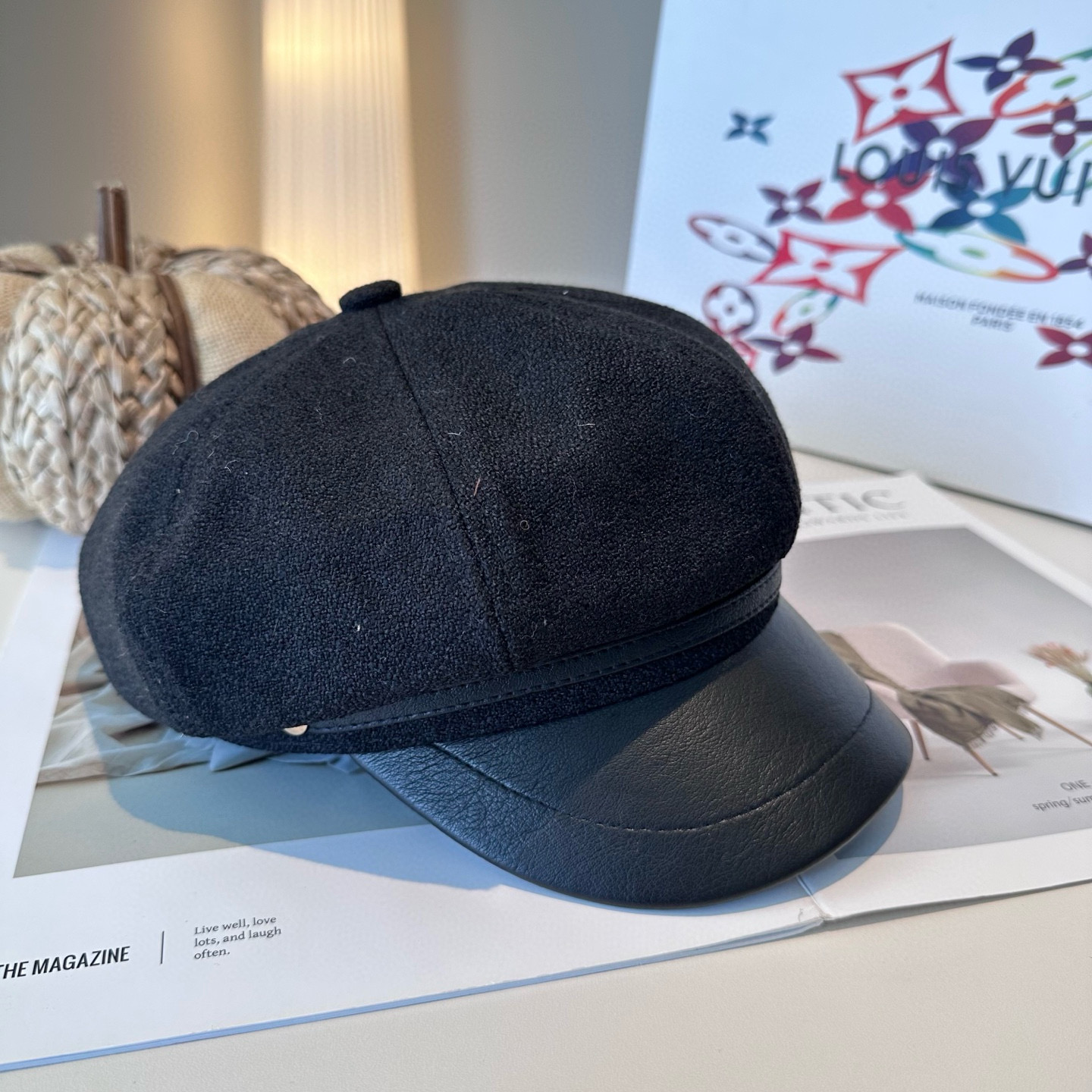 路易威登 LV新款八角帽  高版本原单品质 简约经典logo，质感超级赞👍，精致大牌范，女神必备神器