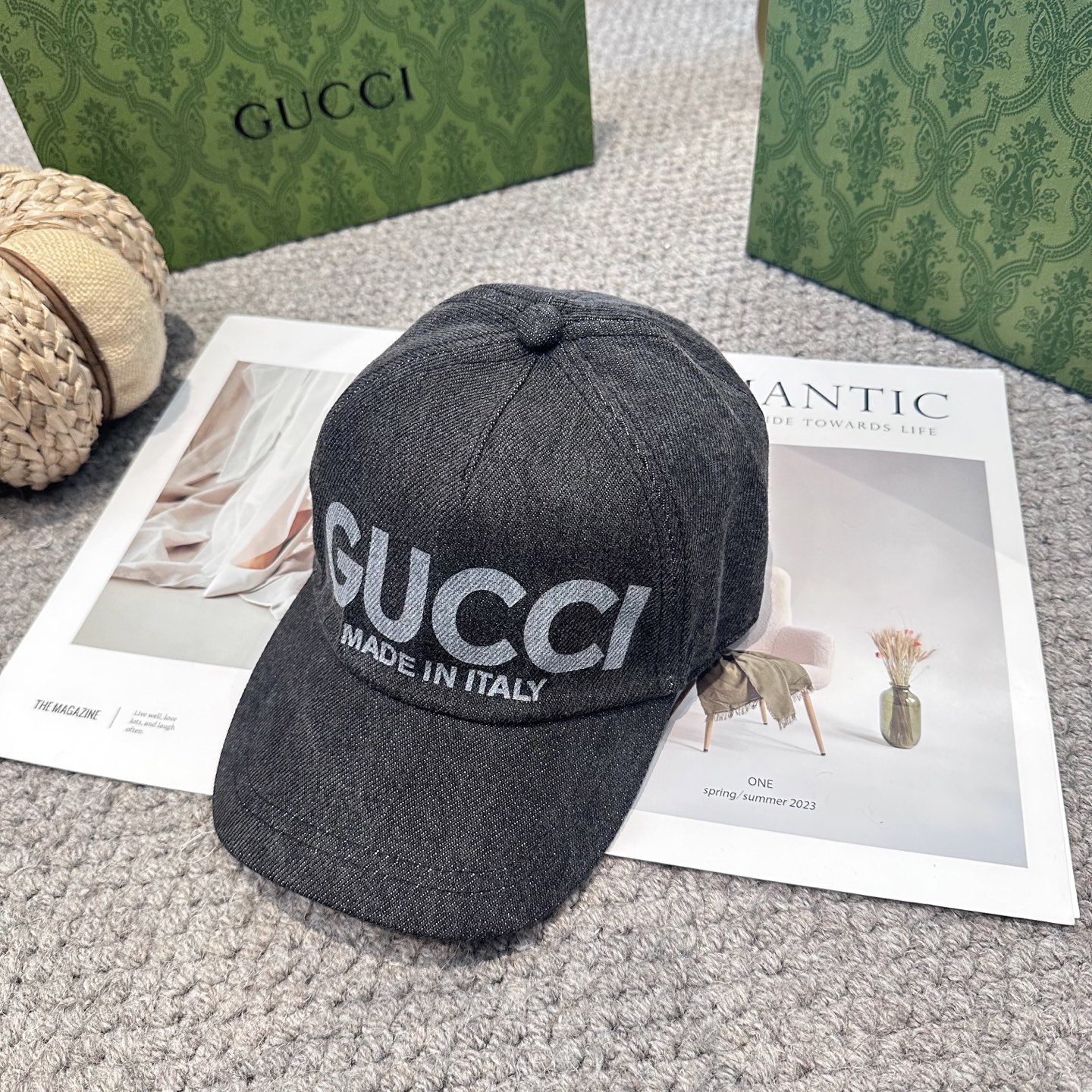 GUCCI古奇棒球帽 2025新款 工艺非常精美 高档大气上档次！低调奢华，方便携带！
