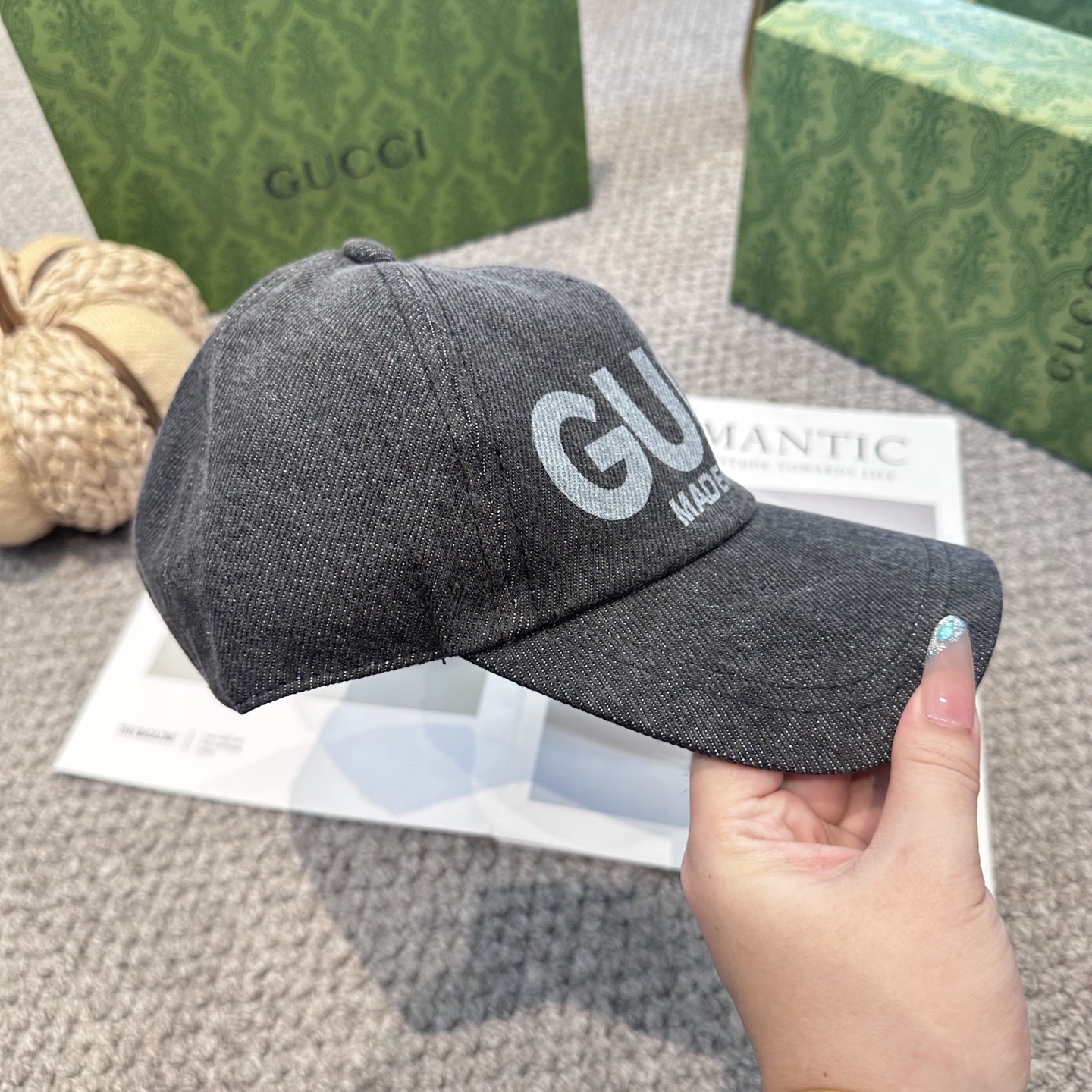 GUCCI古奇棒球帽 2025新款 工艺非常精美 高档大气上档次！低调奢华，方便携带！