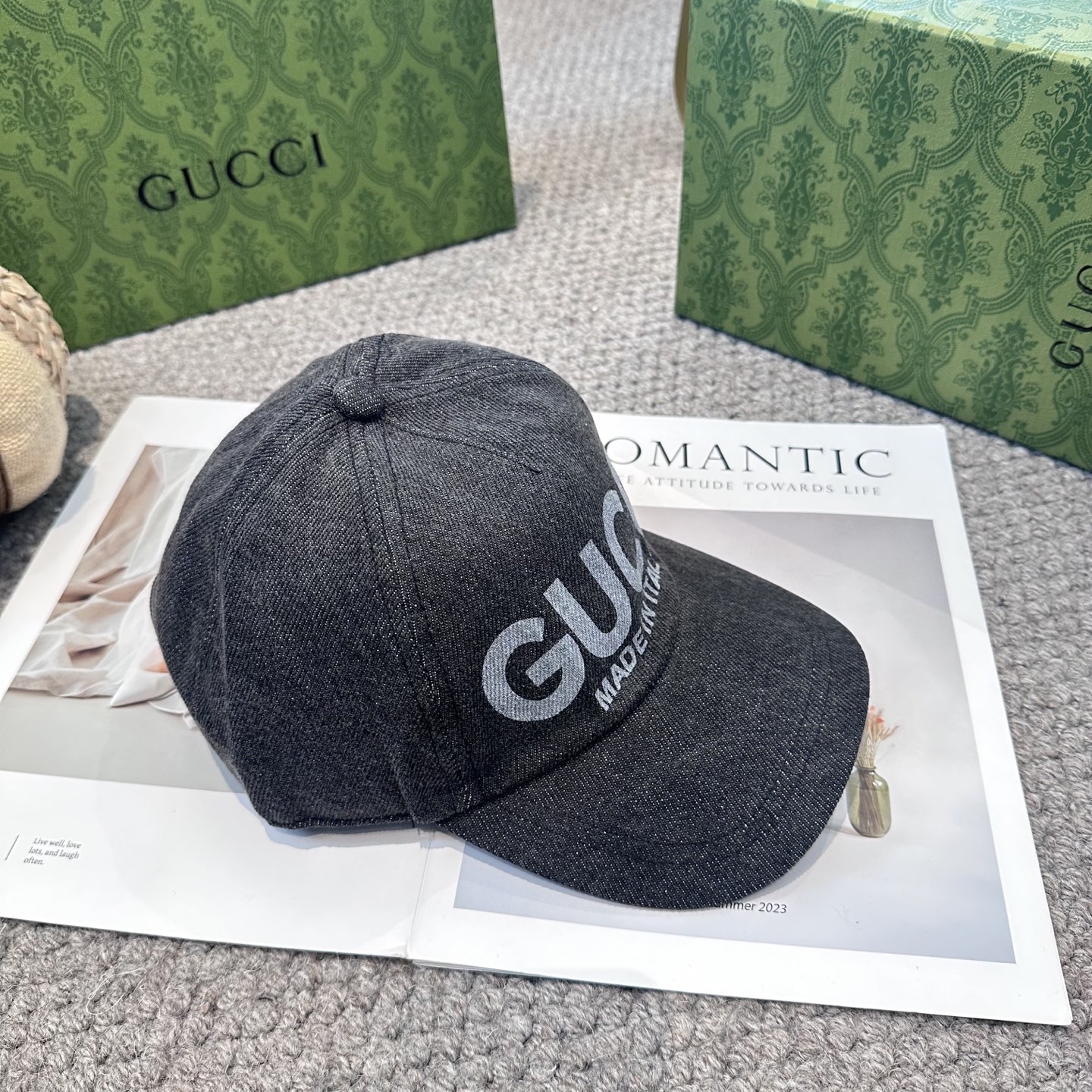 GUCCI古奇棒球帽 2025新款 工艺非常精美 高档大气上档次！低调奢华，方便携带！