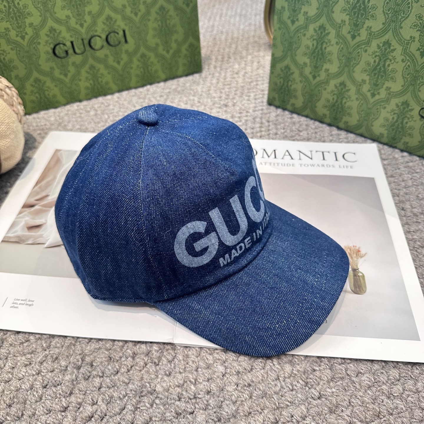 GUCCI古奇棒球帽 2025新款 工艺非常精美 高档大气上档次！低调奢华，方便携带！