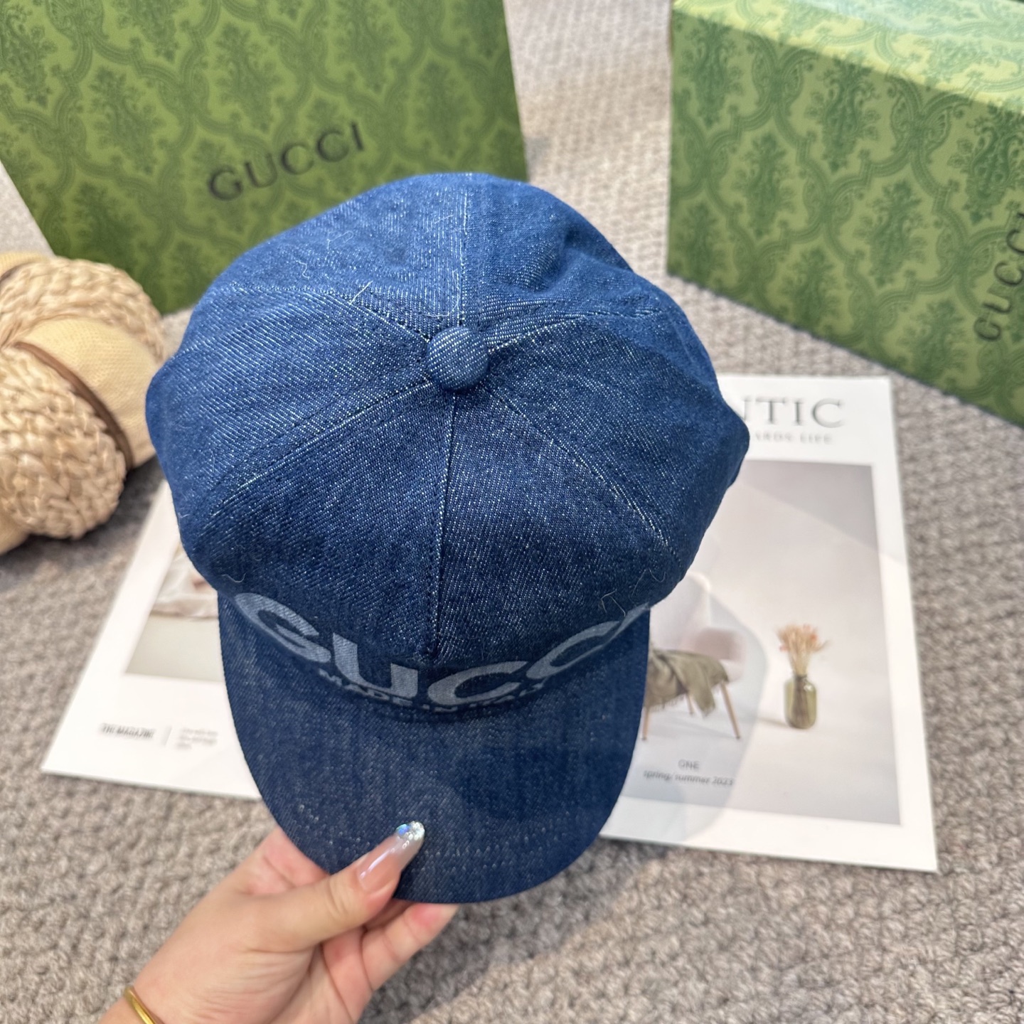 GUCCI古奇棒球帽 2025新款 工艺非常精美 高档大气上档次！低调奢华，方便携带！