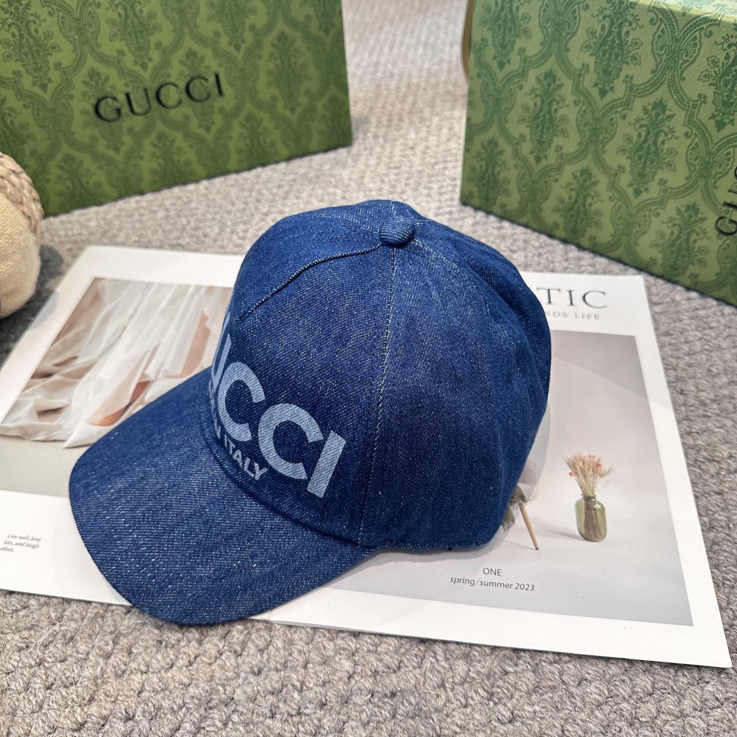 GUCCI古奇棒球帽 2025新款 工艺非常精美 高档大气上档次！低调奢华，方便携带！