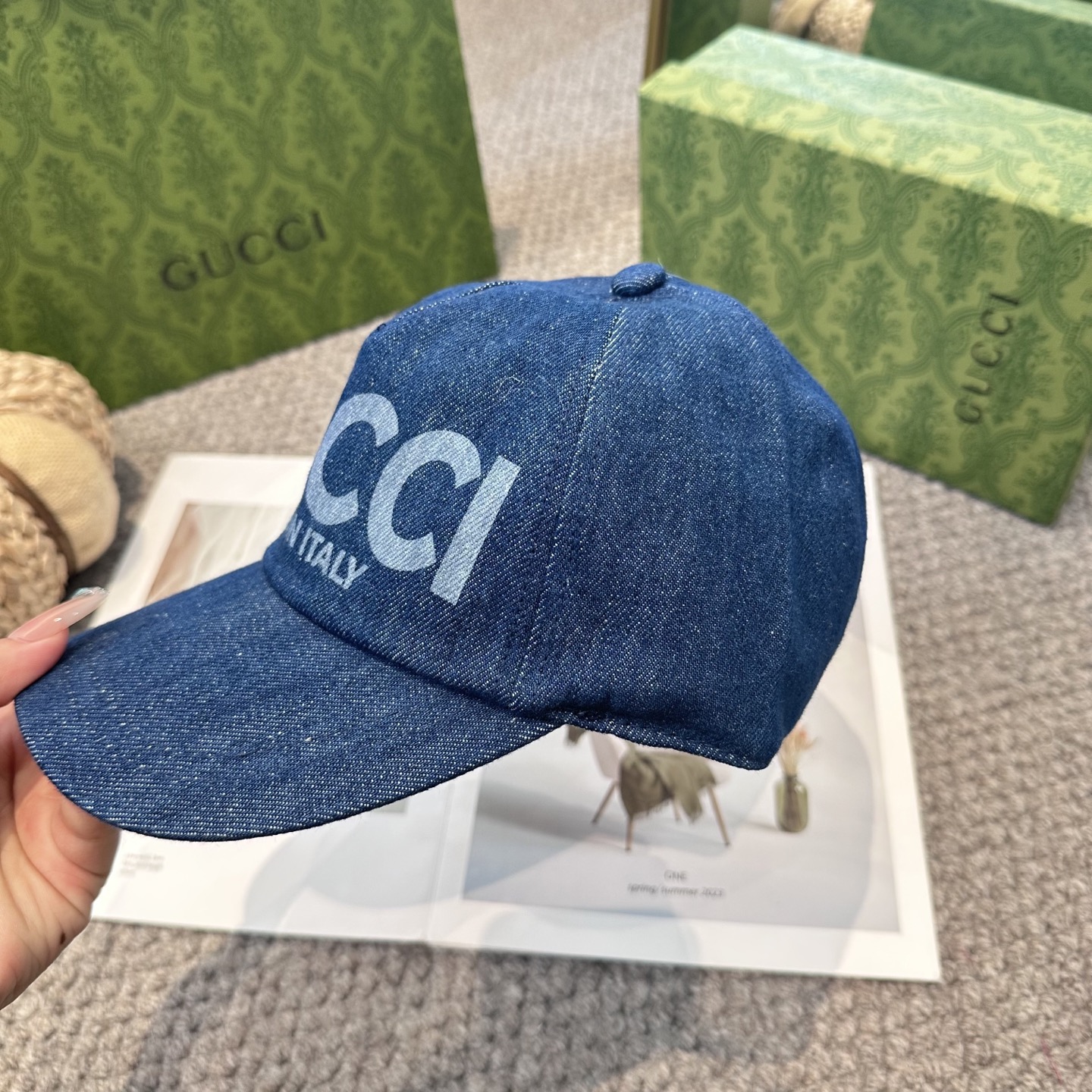 GUCCI古奇棒球帽 2025新款 工艺非常精美 高档大气上档次！低调奢华，方便携带！