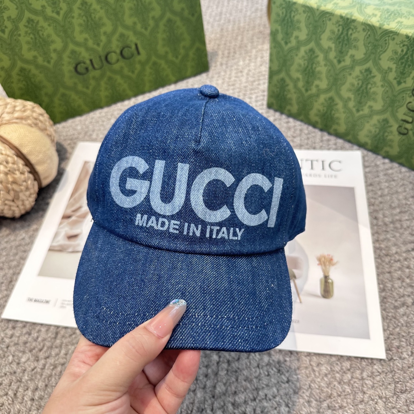 GUCCI古奇棒球帽 2025新款 工艺非常精美 高档大气上档次！低调奢华，方便携带！