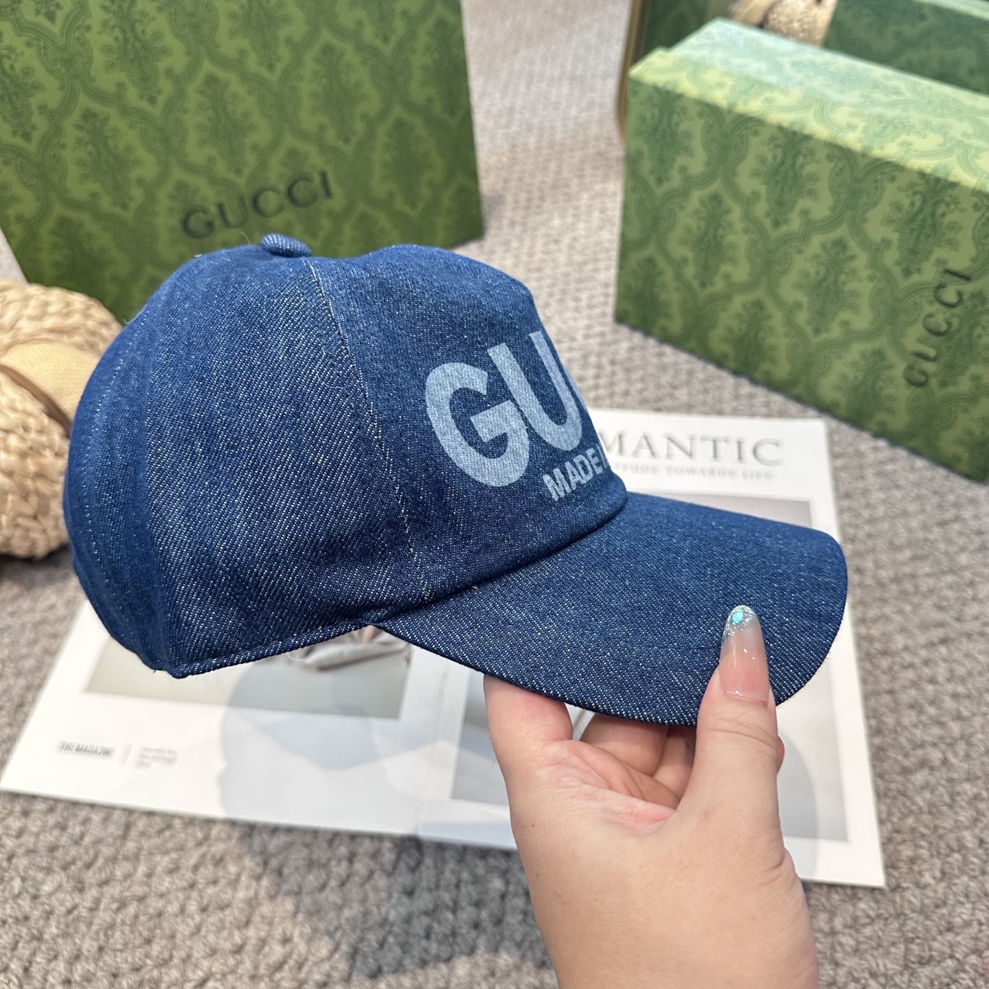 GUCCI古奇棒球帽 2025新款 工艺非常精美 高档大气上档次！低调奢华，方便携带！