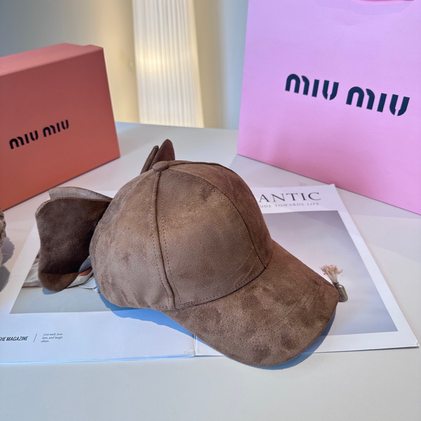  miumiu缪缪 新款绒面 蝴蝶结鸭舌帽，高端定制，百搭时尚精致💍3色