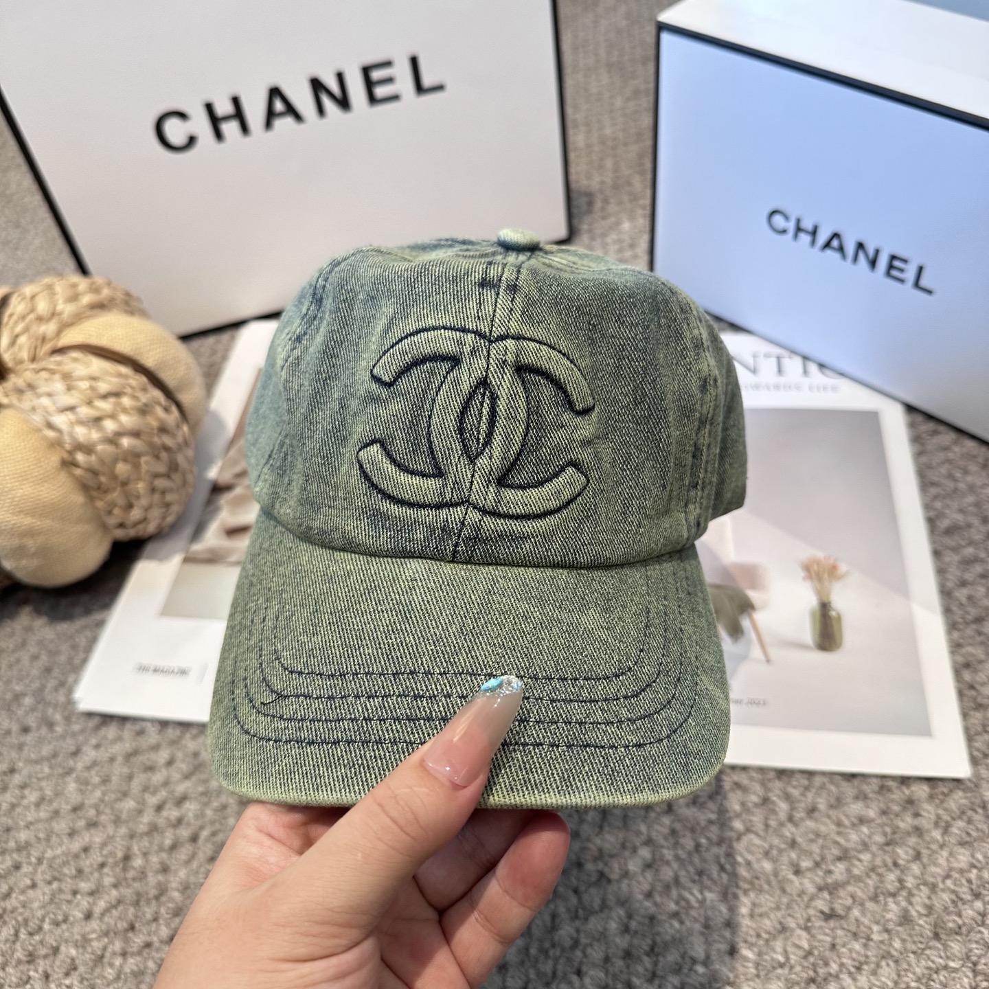  CHANEL香奈儿 新款双Clogo棒球帽，新款出货，大牌款超好搭配，赶紧入手！