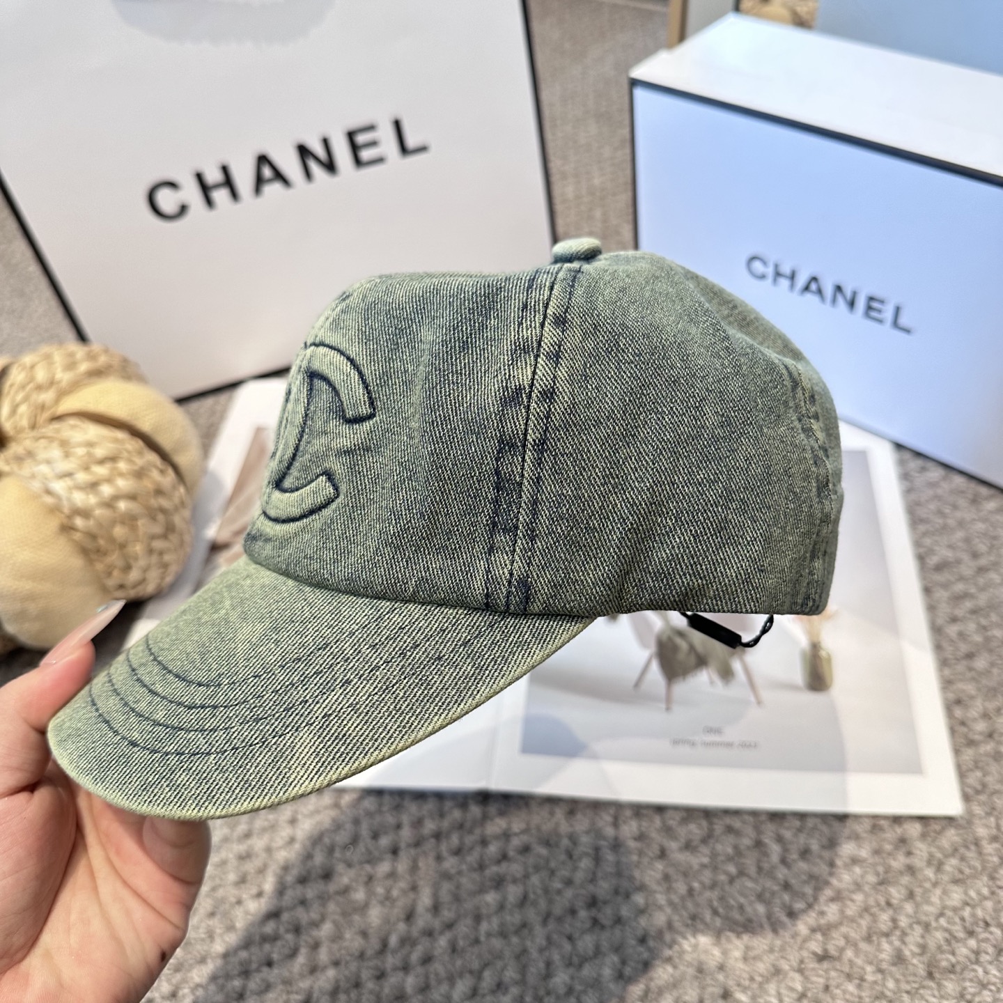  CHANEL香奈儿 新款双Clogo棒球帽，新款出货，大牌款超好搭配，赶紧入手！