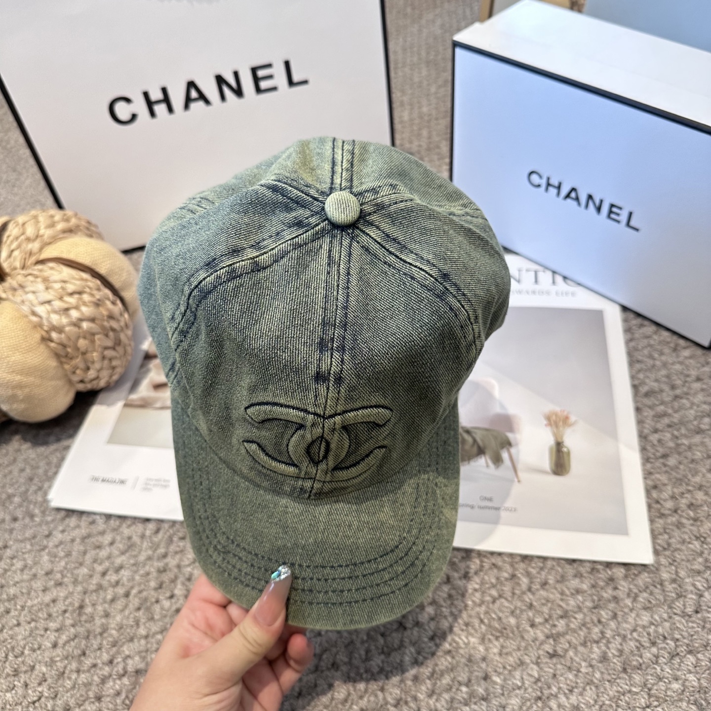  CHANEL香奈儿 新款双Clogo棒球帽，新款出货，大牌款超好搭配，赶紧入手！