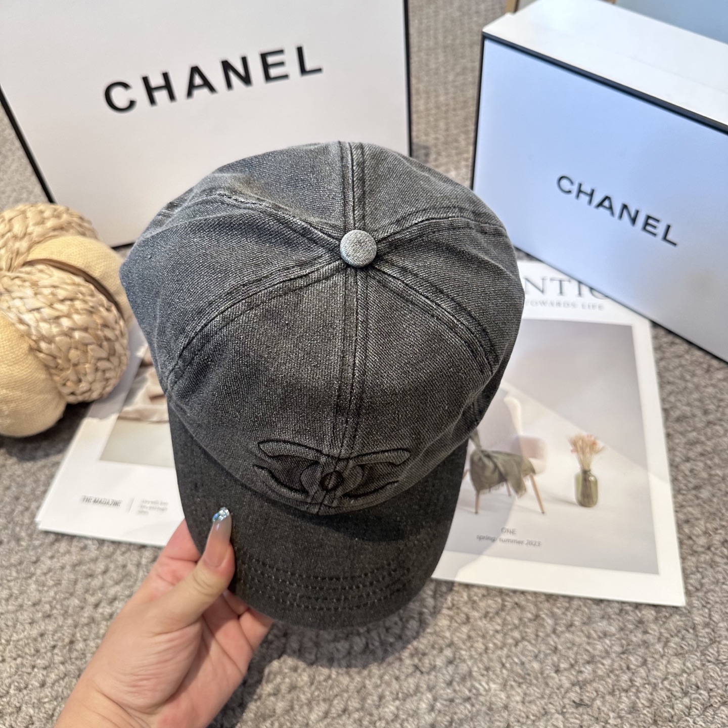  CHANEL香奈儿 新款双Clogo棒球帽，新款出货，大牌款超好搭配，赶紧入手！