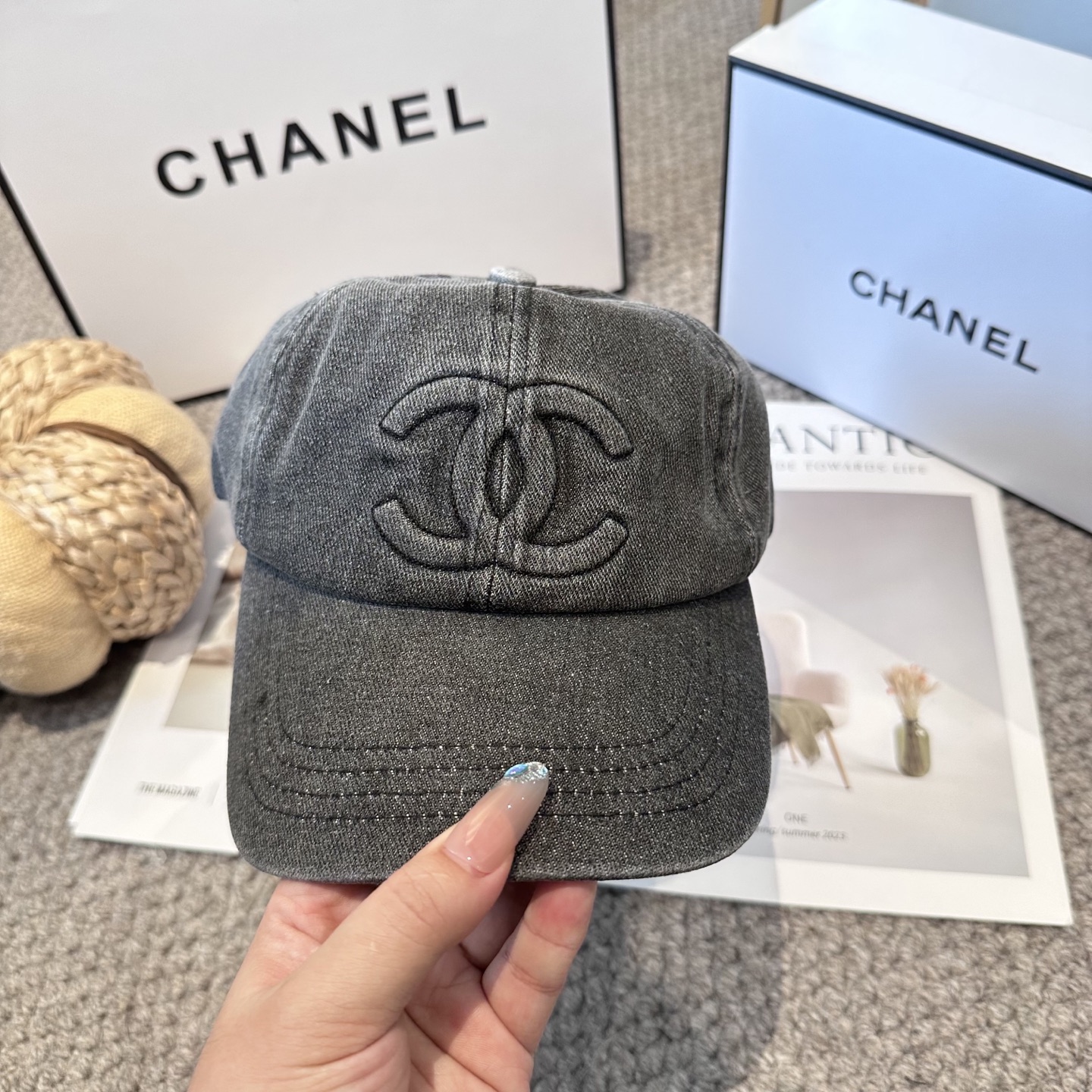  CHANEL香奈儿 新款双Clogo棒球帽，新款出货，大牌款超好搭配，赶紧入手！