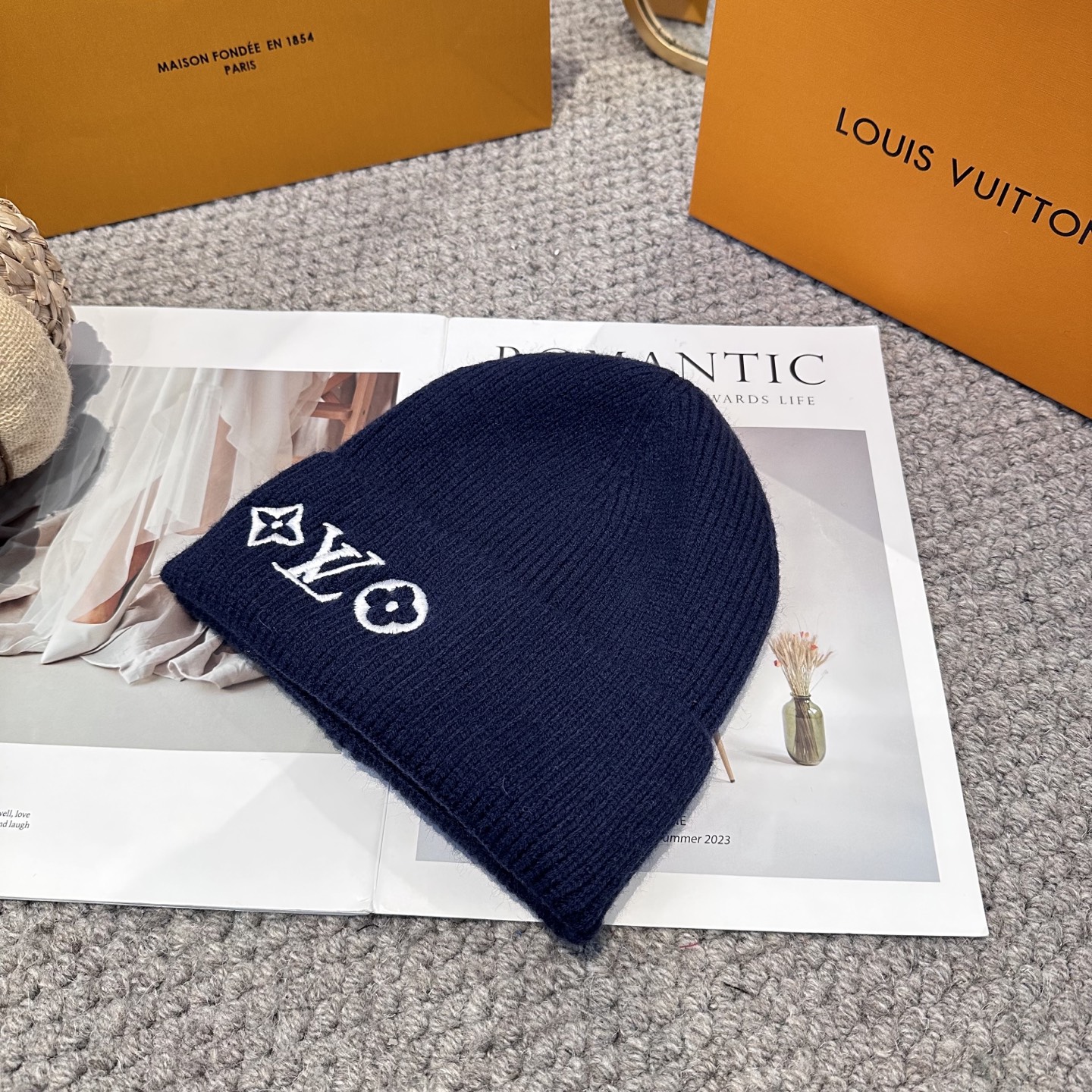 Lv路易威登专柜货，针织毛线帽，男女同款 正品开模