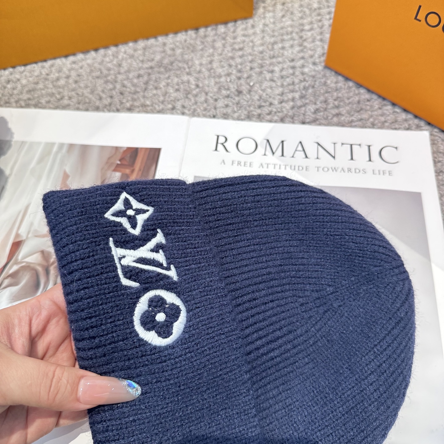 Lv路易威登专柜货，针织毛线帽，男女同款 正品开模