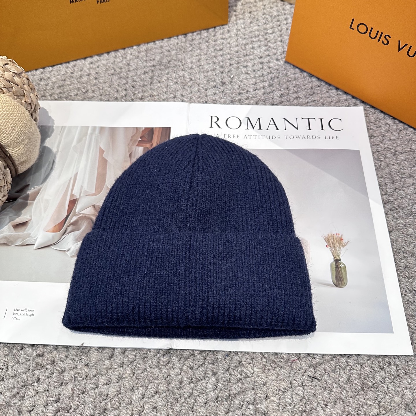 Lv路易威登专柜货，针织毛线帽，男女同款 正品开模