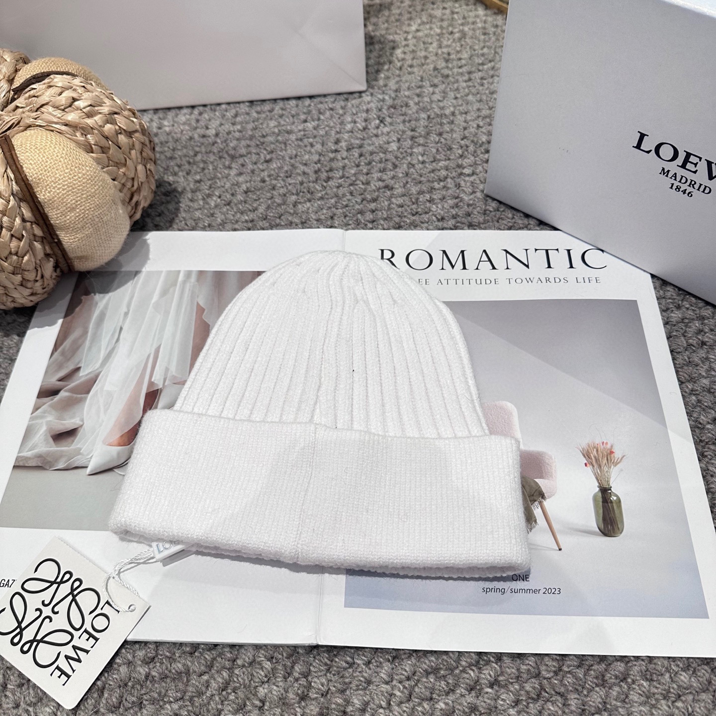 LOEWE罗意威秋冬新款毛线帽，时尚大牌 男女款通用款 4个色