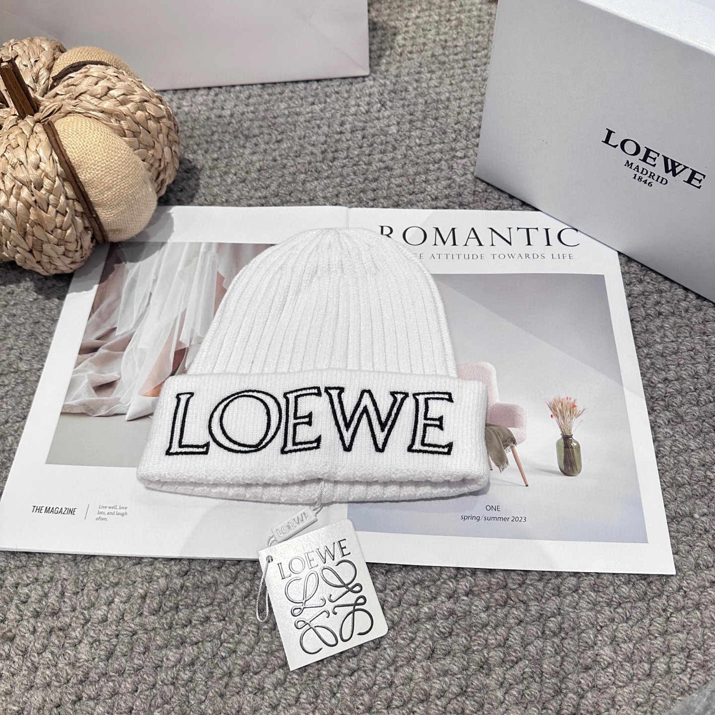 LOEWE罗意威秋冬新款毛线帽，时尚大牌 男女款通用款 4个色