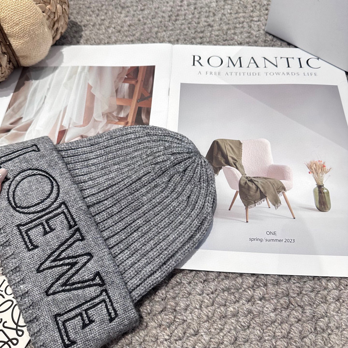 LOEWE罗意威秋冬新款毛线帽，时尚大牌 男女款通用款 4个色