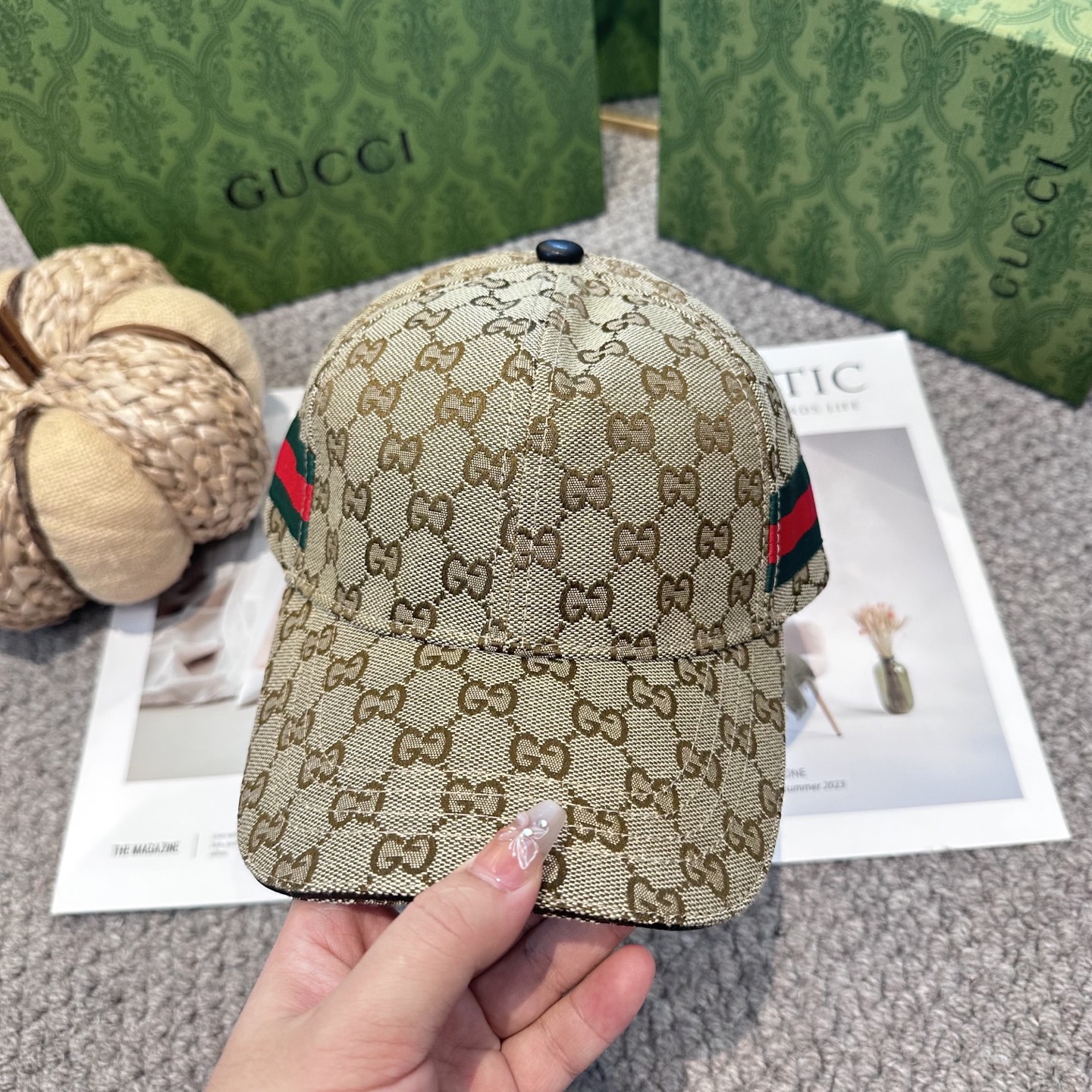 GUCCI古奇棒球帽 2025新款 工艺非常精美 高档大气上档次！低调奢华，方便携带！