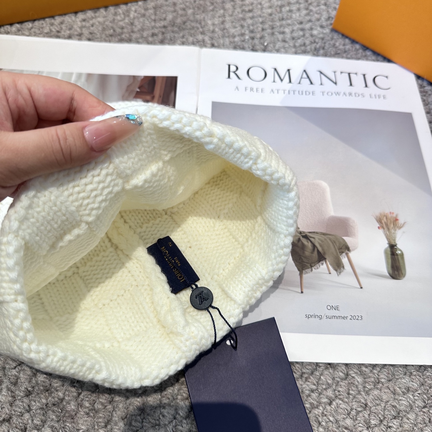 Lv路易威登专柜货，针织毛线帽，男女同款 正品开模