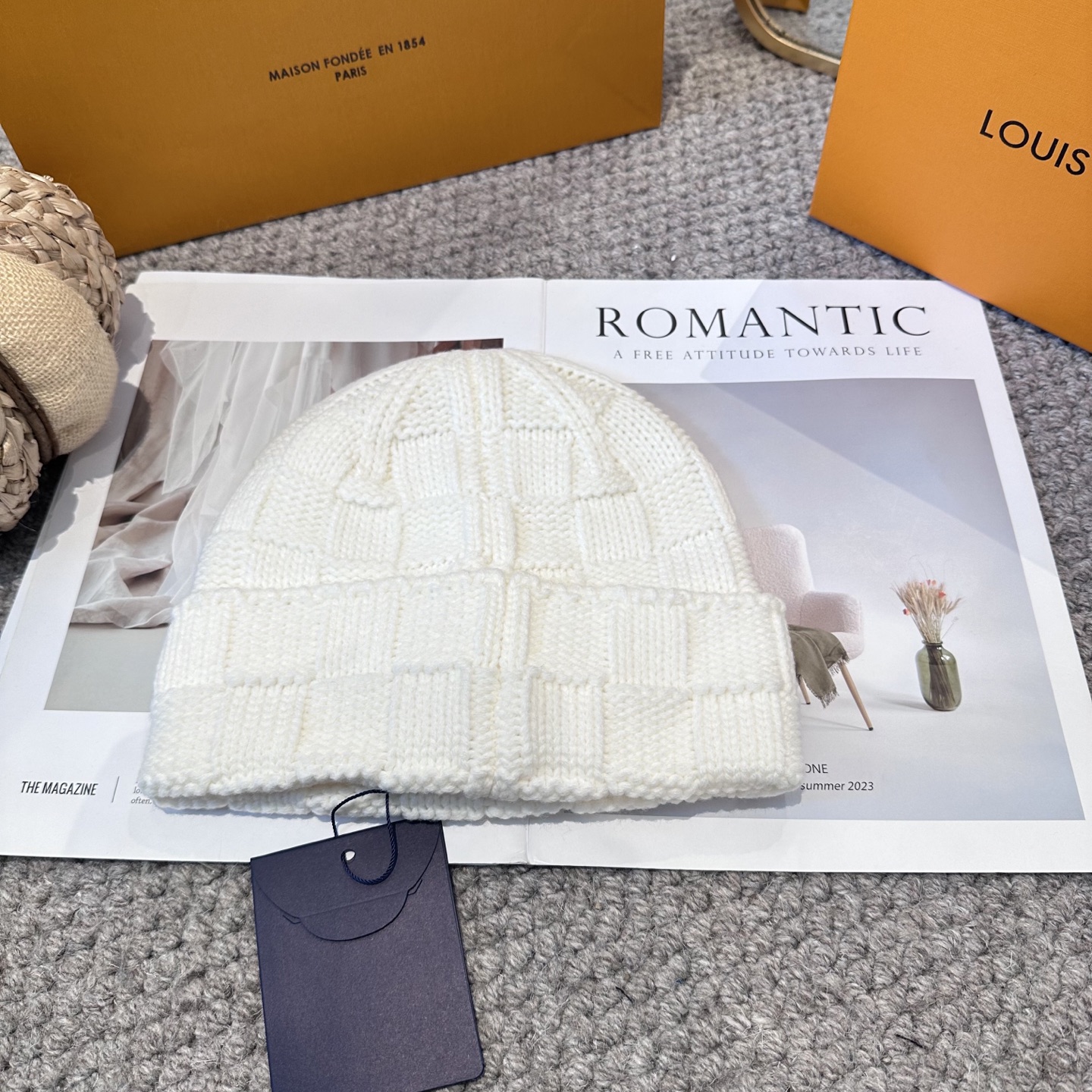 Lv路易威登专柜货，针织毛线帽，男女同款 正品开模