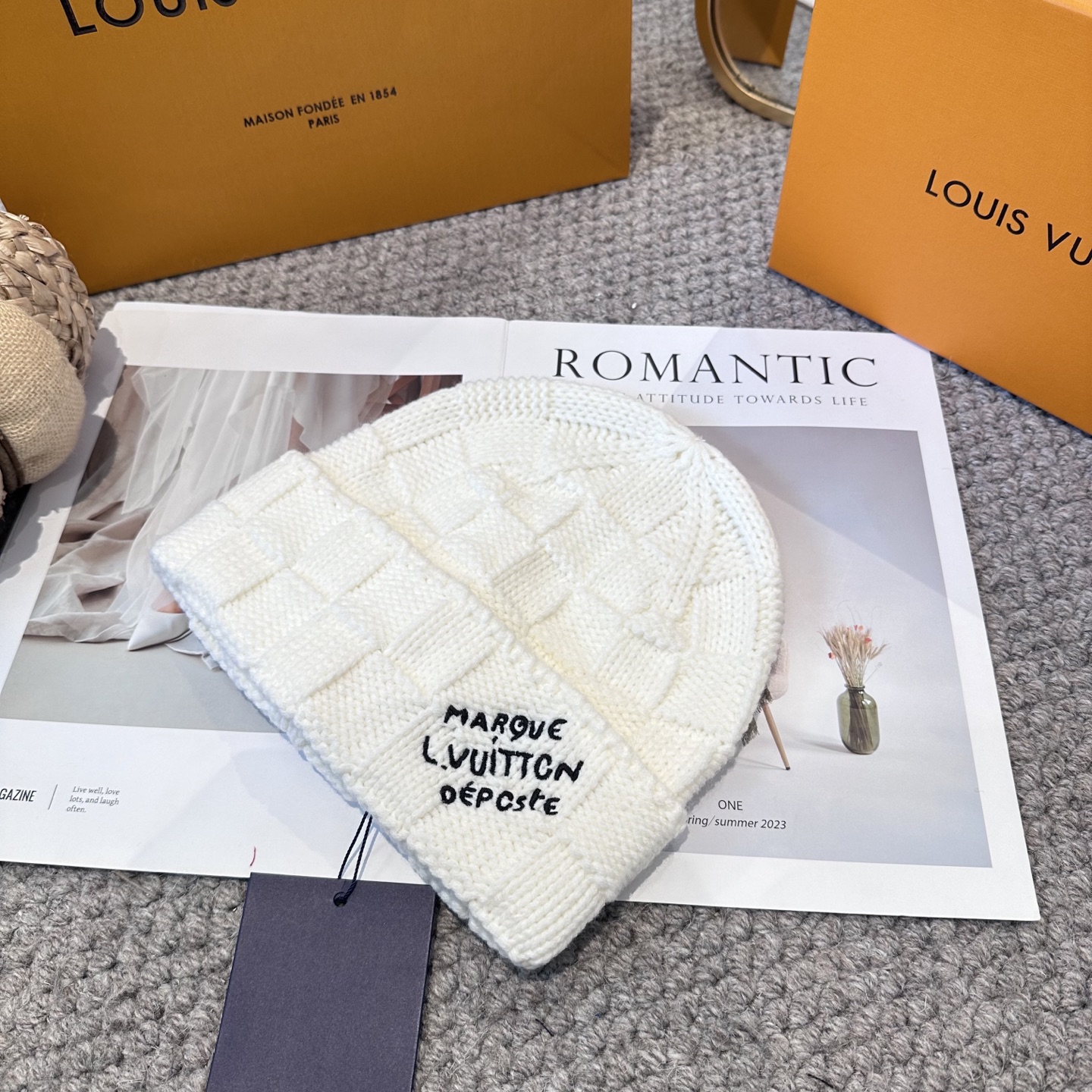 Lv路易威登专柜货，针织毛线帽，男女同款 正品开模