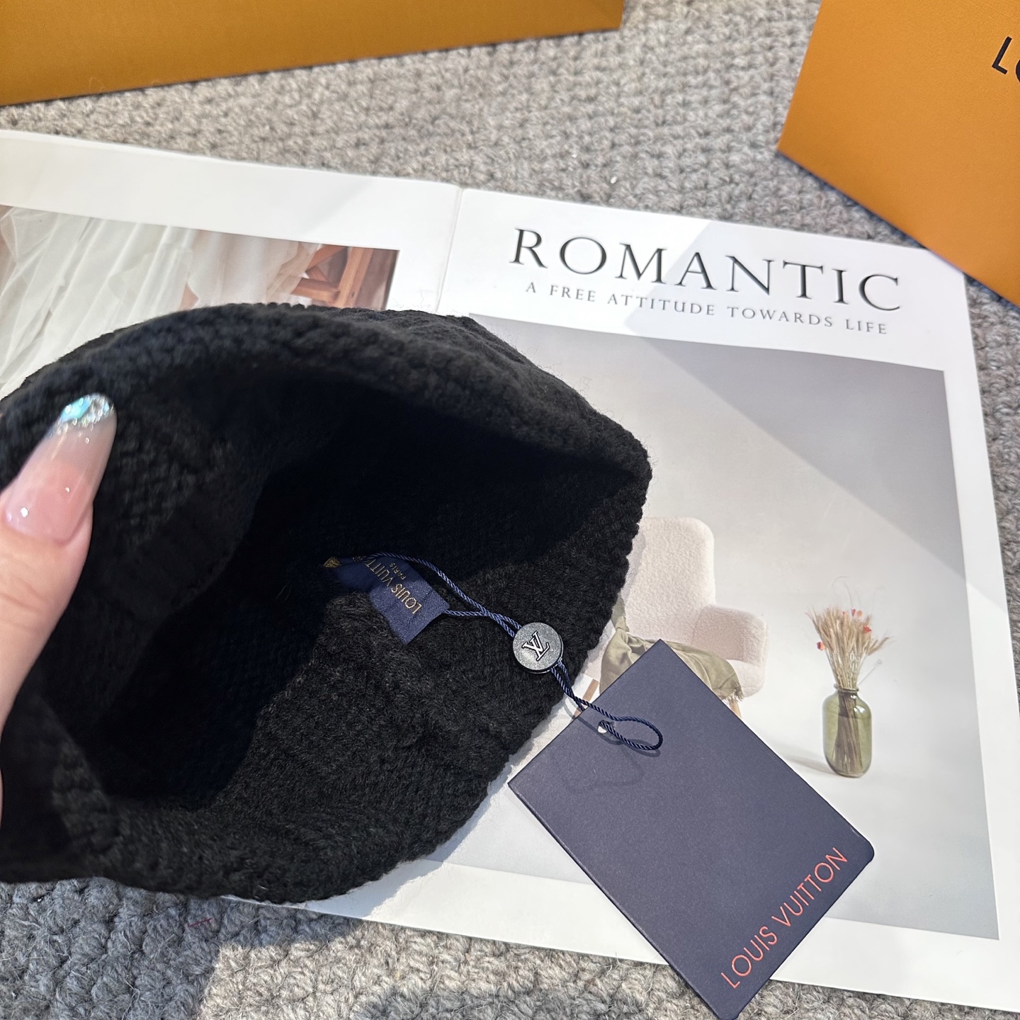 Lv路易威登专柜货，针织毛线帽，男女同款 正品开模